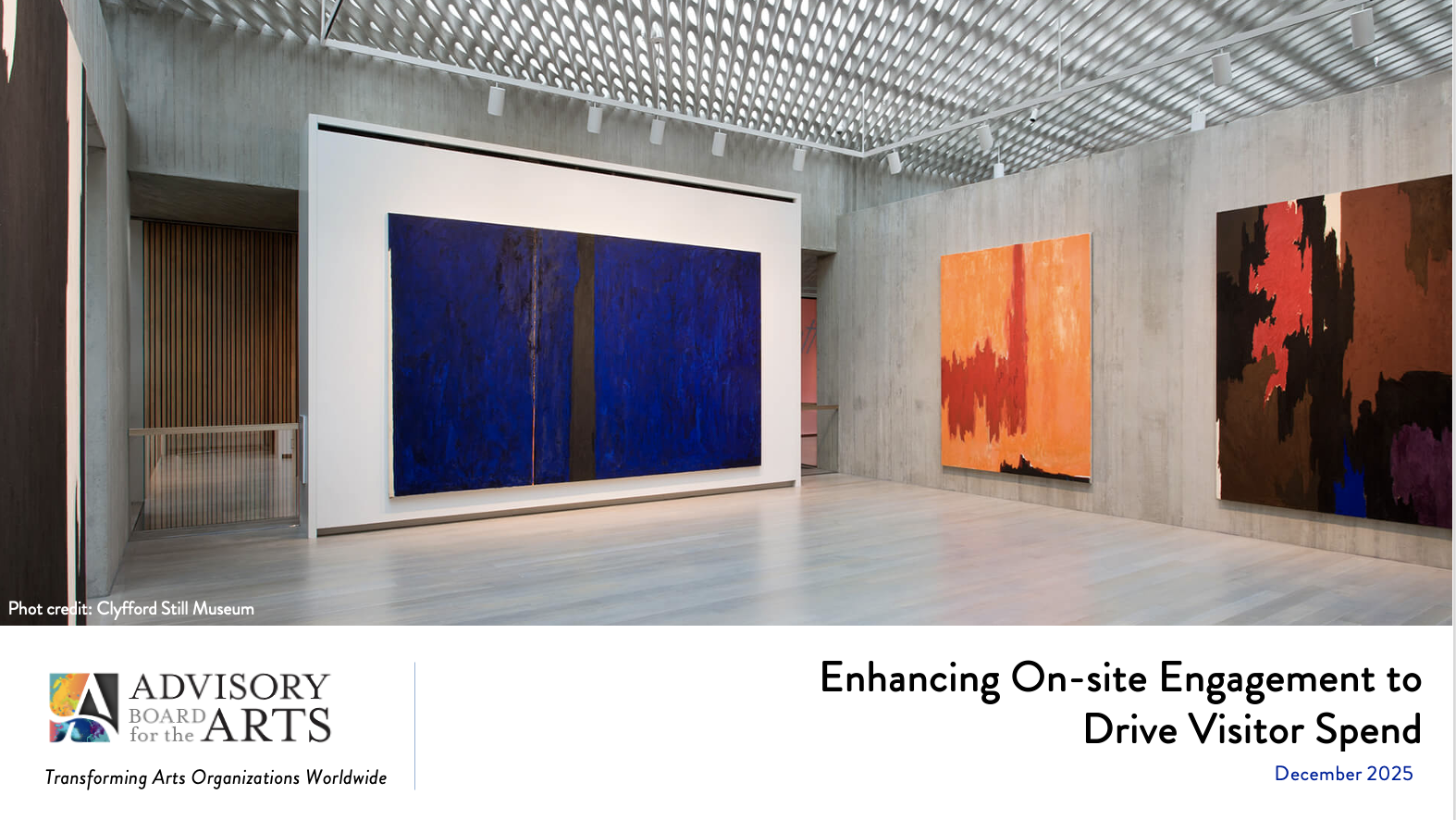 Enhancing On Site Engagement Report Cover