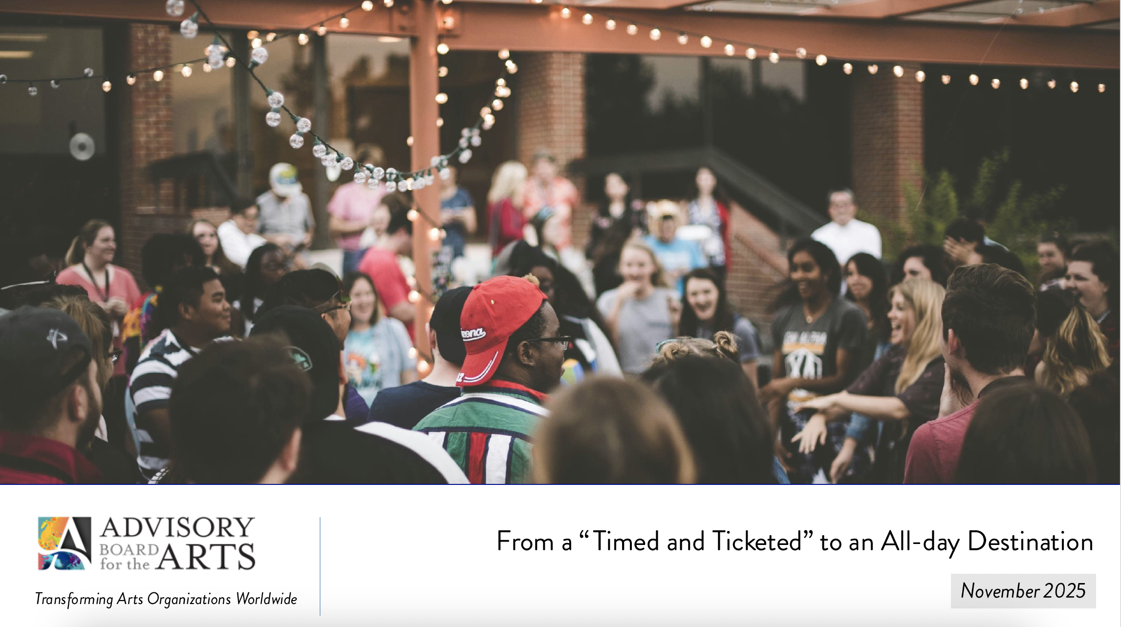 Report cover ABA time and ticketed