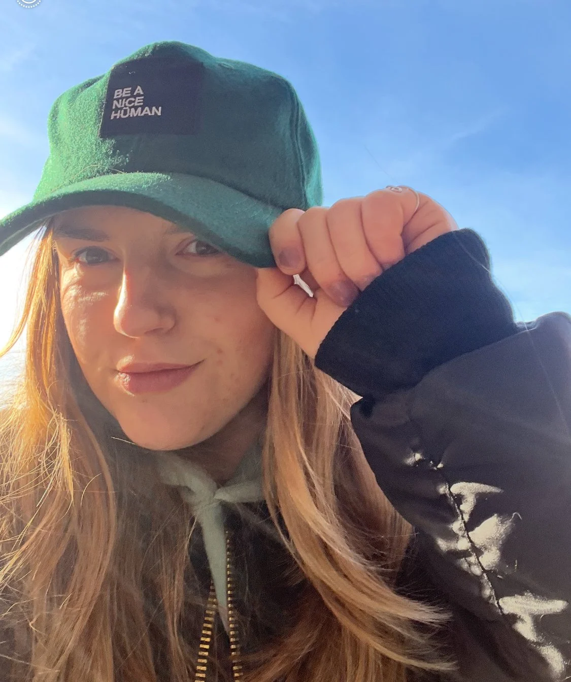 Wool baseball hats/available in three colors