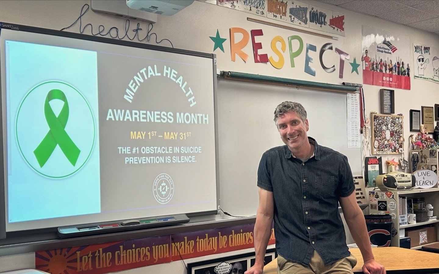May is Mental Health Awareness Month! 💚 Classroom activities are always working to fight the stigma surrounding mental illness.

📊 STATISTICS:
- At least 25% of Americans will live with a a diagnosable psychiatric disorder in the course of their li