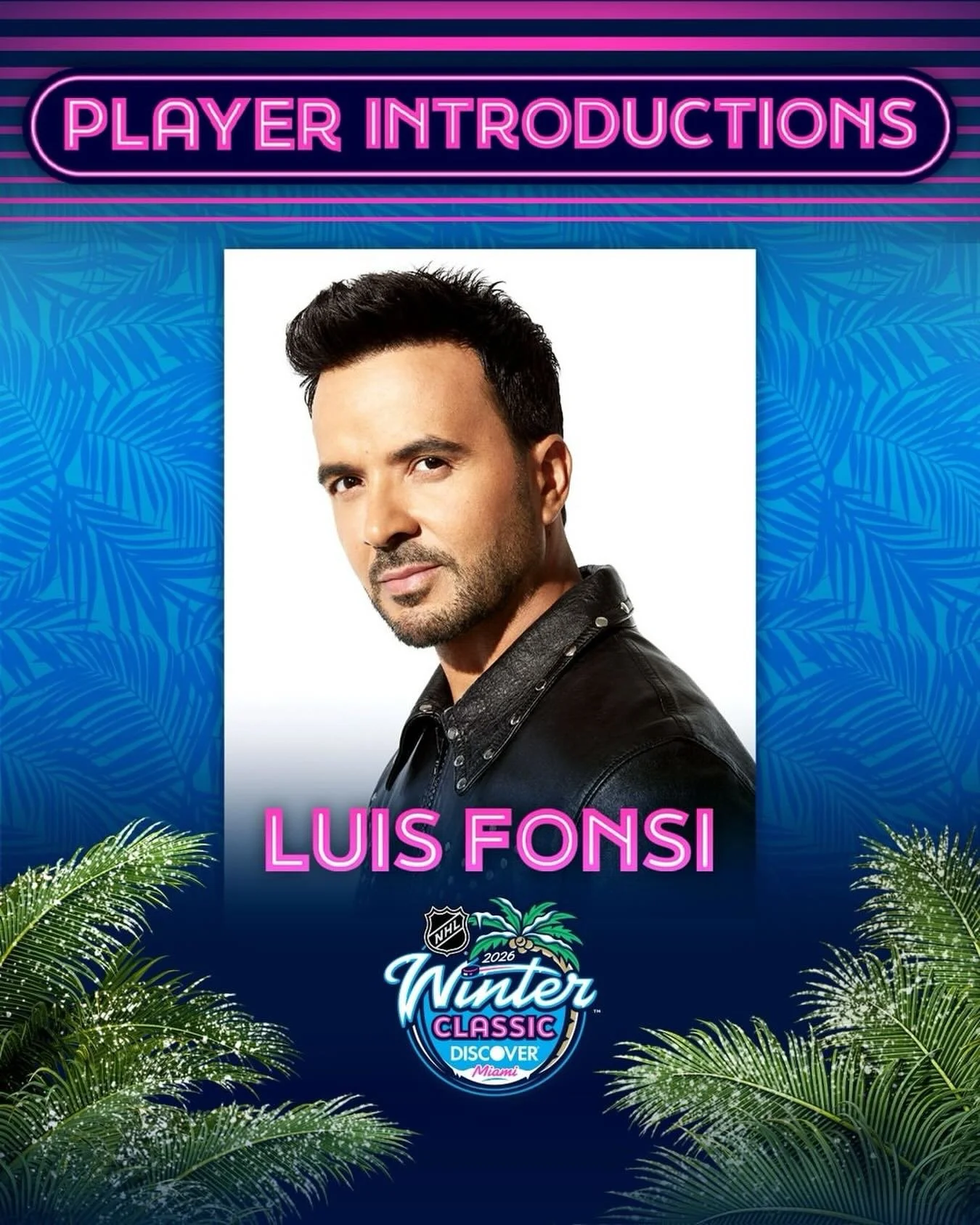 🙌🏻 via @nhl Global artist @luisfonsi will kick off the action at the 2026 Discover NHL #WinterClassic! 

Catch his performance during player on-field arrivals this Friday at 8p ET on @nhlontnt &amp; @hbomax in the US and @sportsnet &amp; @tvasports