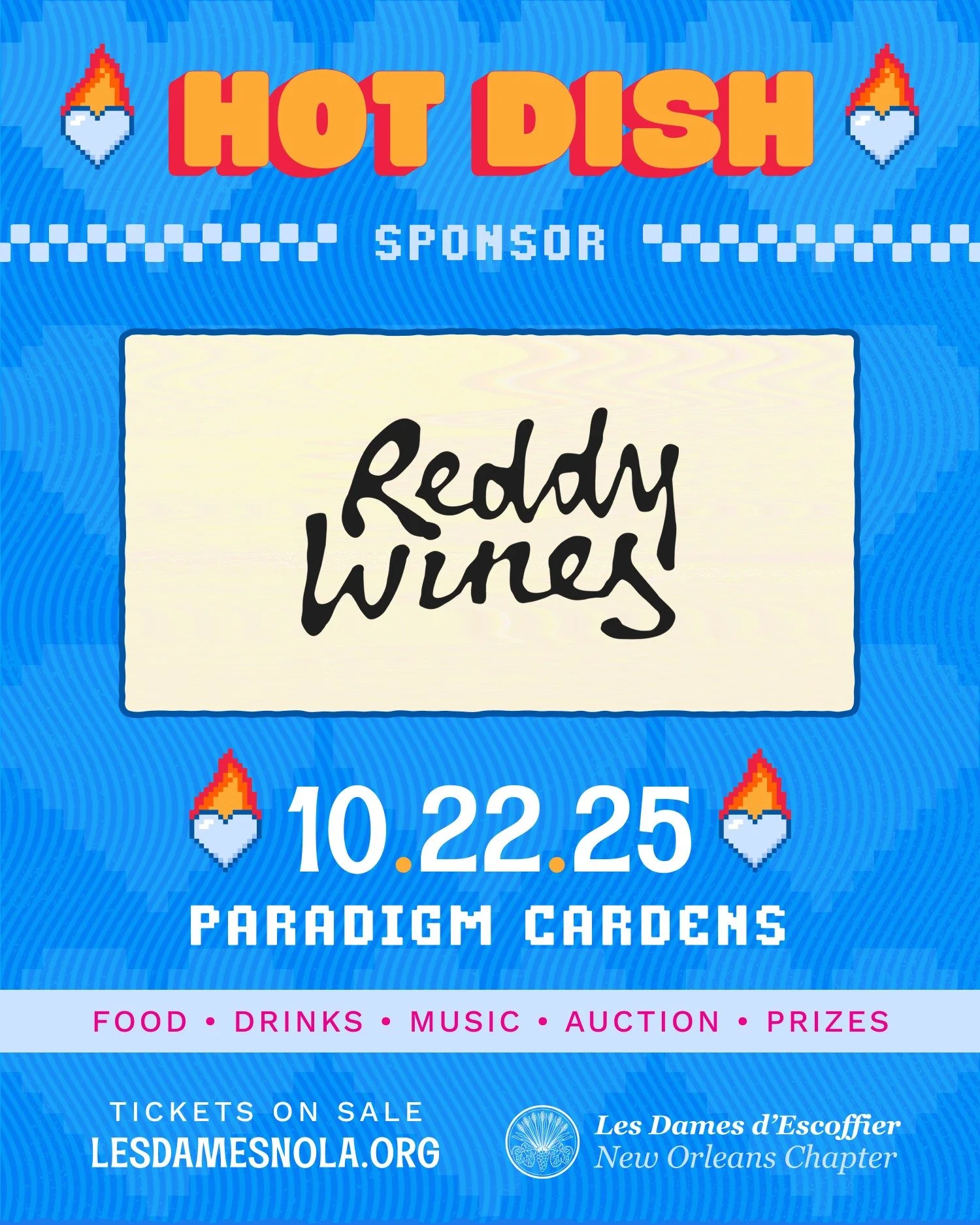 We're still catching our breath from last night (y'all ... it was perfect! More on that -- with pics! -- later). Right now, we'd like to give a double-cheek kiss to our wine partner @reddyvineyards. They really showed up and showed out at Hot Dish wi