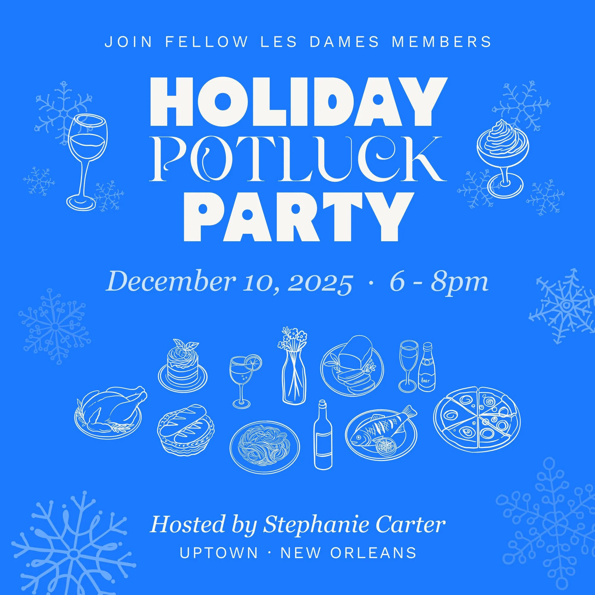 2025 MEMBER HOLIDAY POTLUCK PARTY