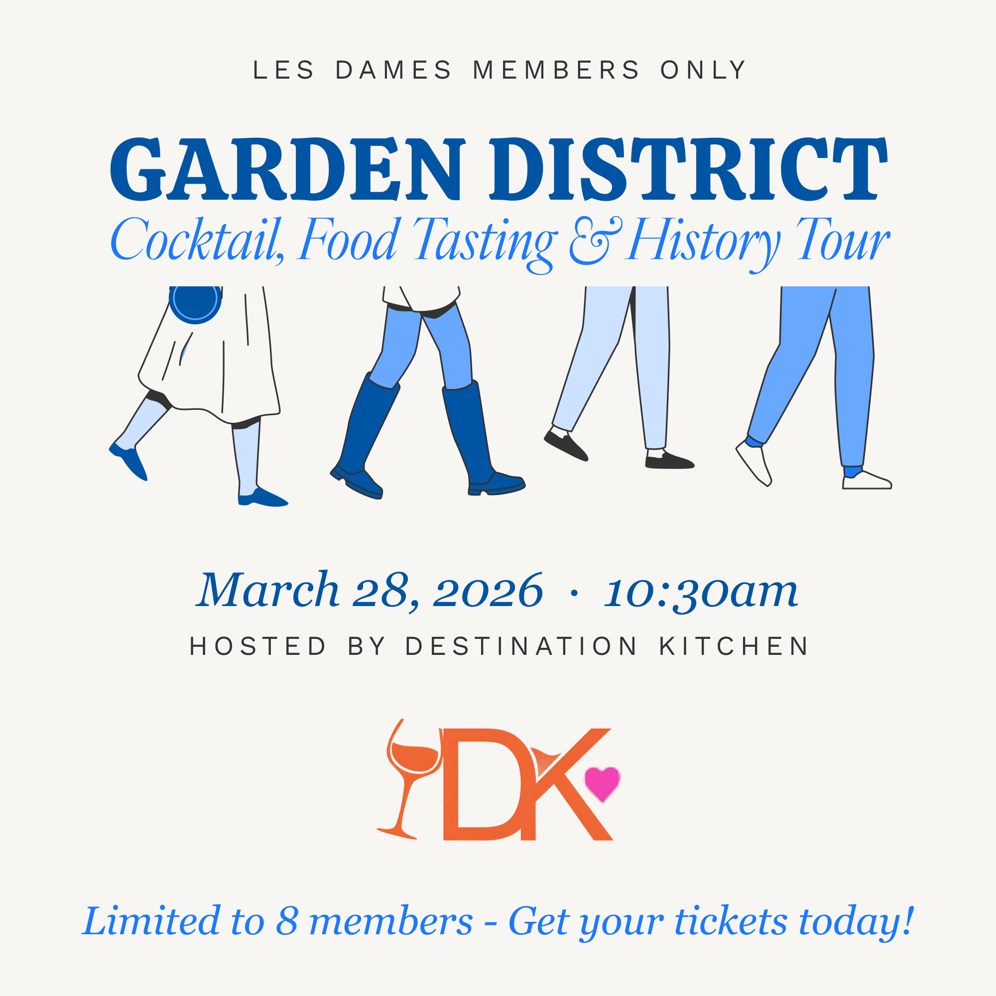 GARDEN DISTRICT COCKTAIL, FOOD TASTING AND HISTORY WALKING TOUR (Member Event)