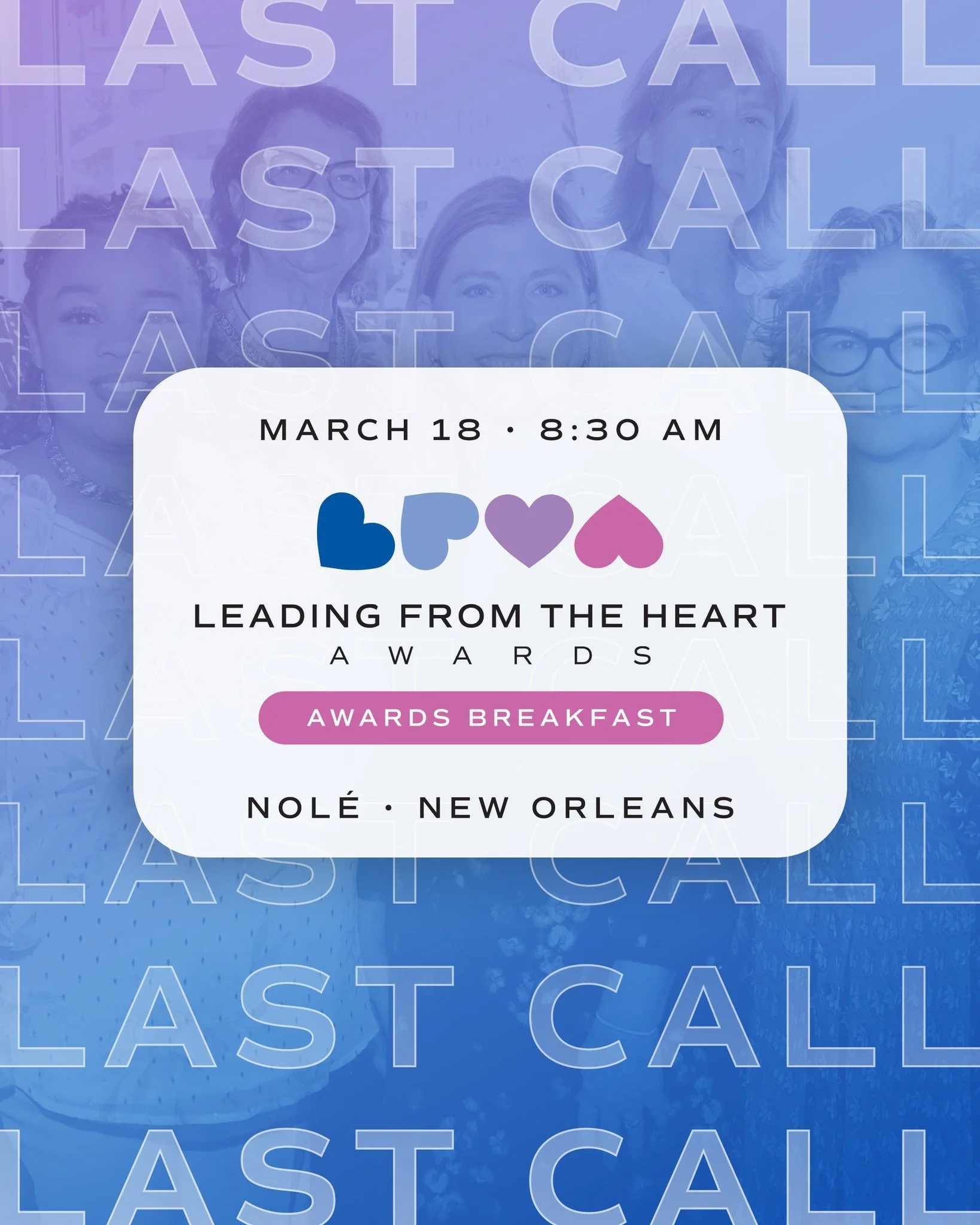 🚨 It's Not Too Late! 🚨

You still have time to grab tickets (link in bio) for our Leading from the Heart Awards Breakfast. We don&rsquo;t want you to miss this powerful morning of celebration and community. ✨

Join us as we honor three extraordinar