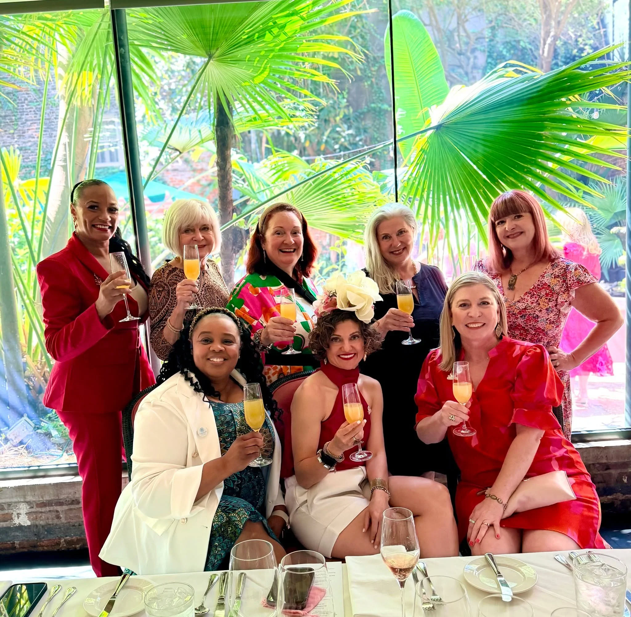 Beautiful day, beautiful NOLA Dames, outstanding dishes (and we're not just talking about the chefs). Brennan's Restaurant was on point for this Sisterhood of Culinary Stars luncheon celebrating Women's History Month and benefitting Les Dames NOLA! 
