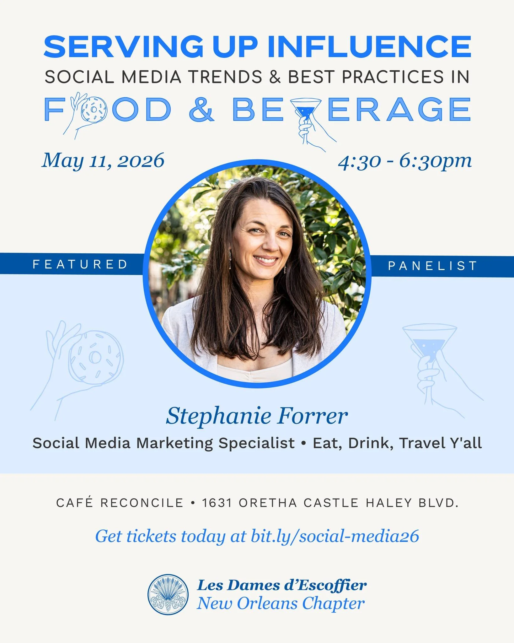 Serving Up Social panelist @stephforrer is a marketing consultant and content creator who specializes in the hospitality industry. Over the past 15 years, she has worked with acclaimed restaurants, chefs, hotels, wineries, and breweries around the wo