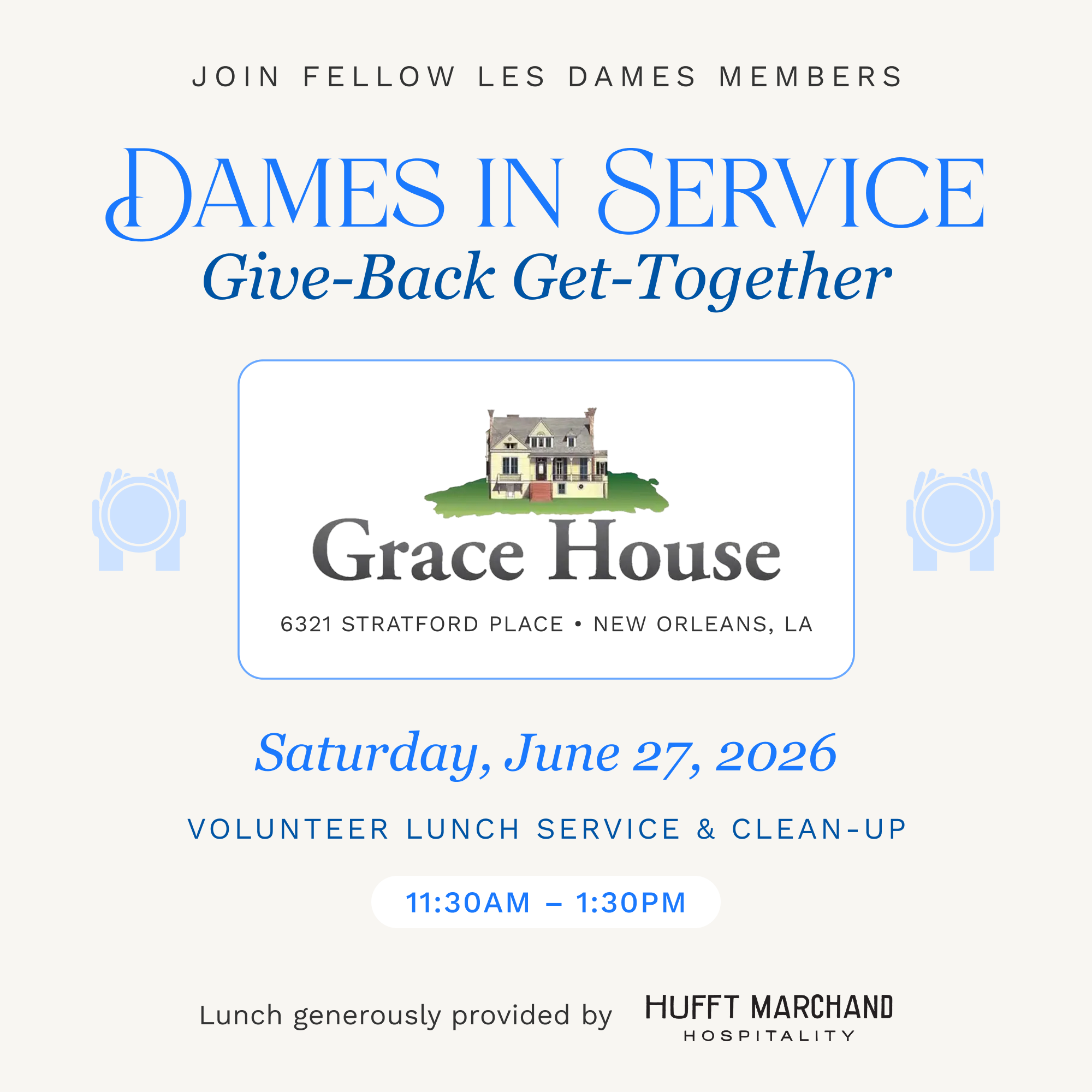 Dames in Service: Grace House