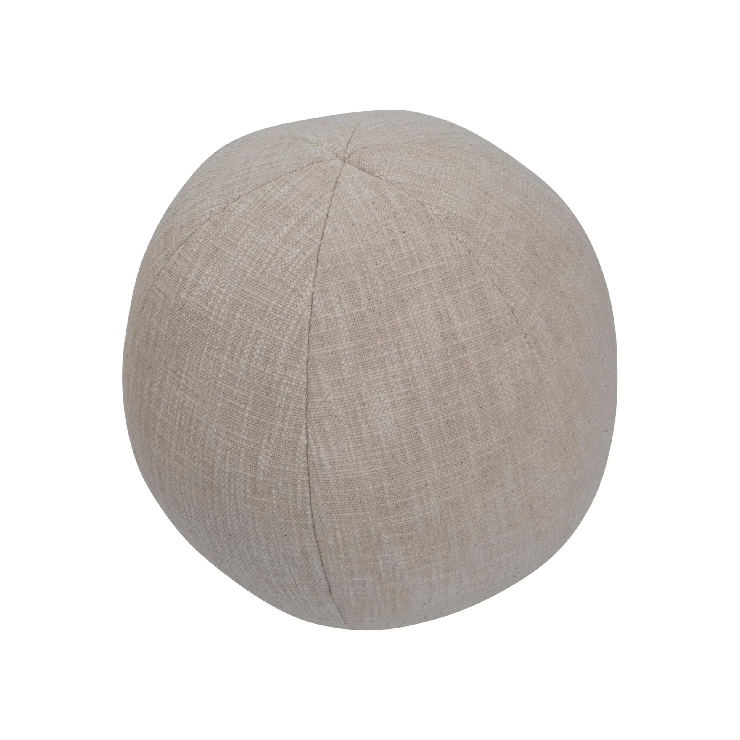 Round Cotton Slub Orb Pillow