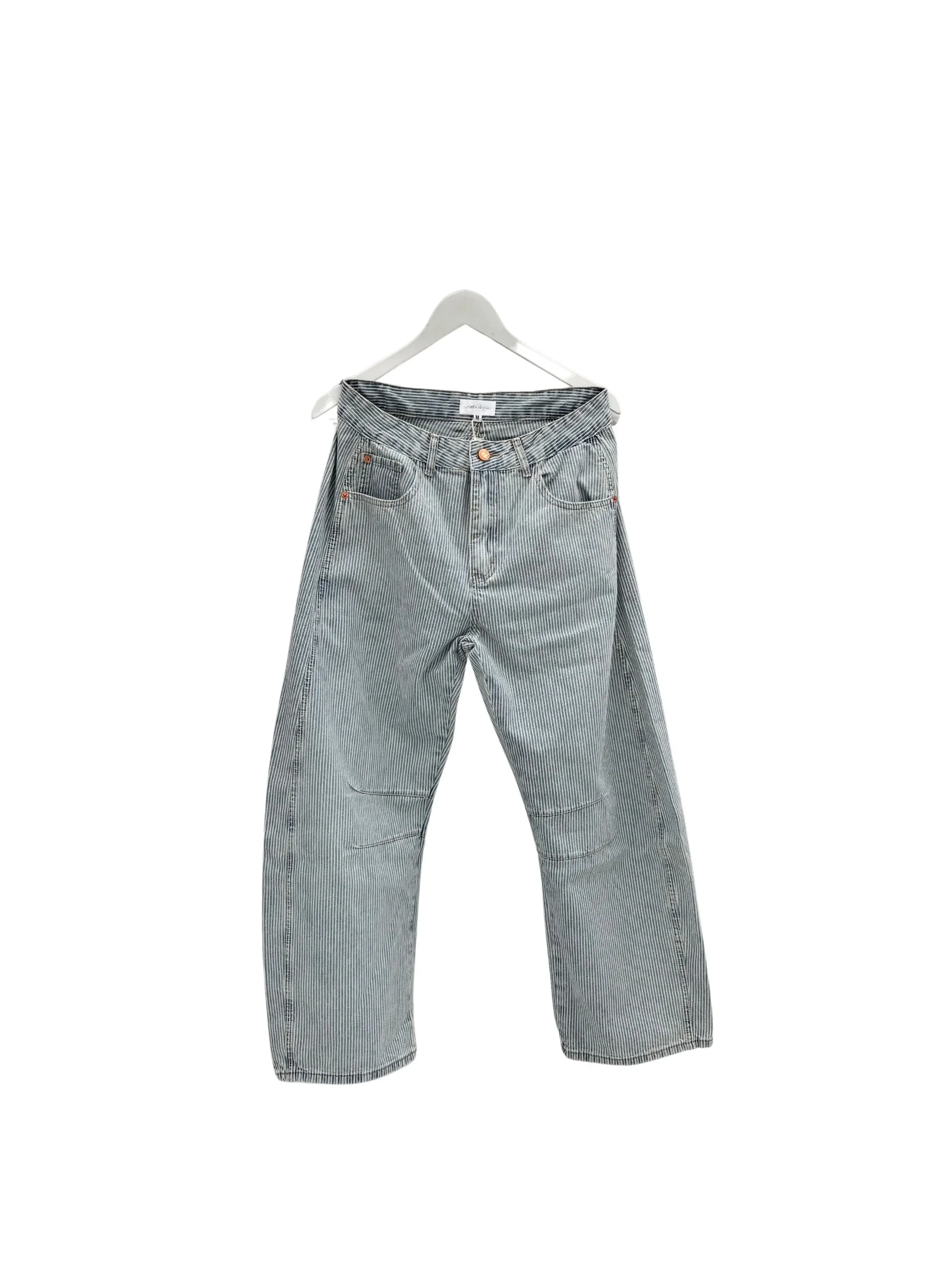 PinStripe Barrel Denim