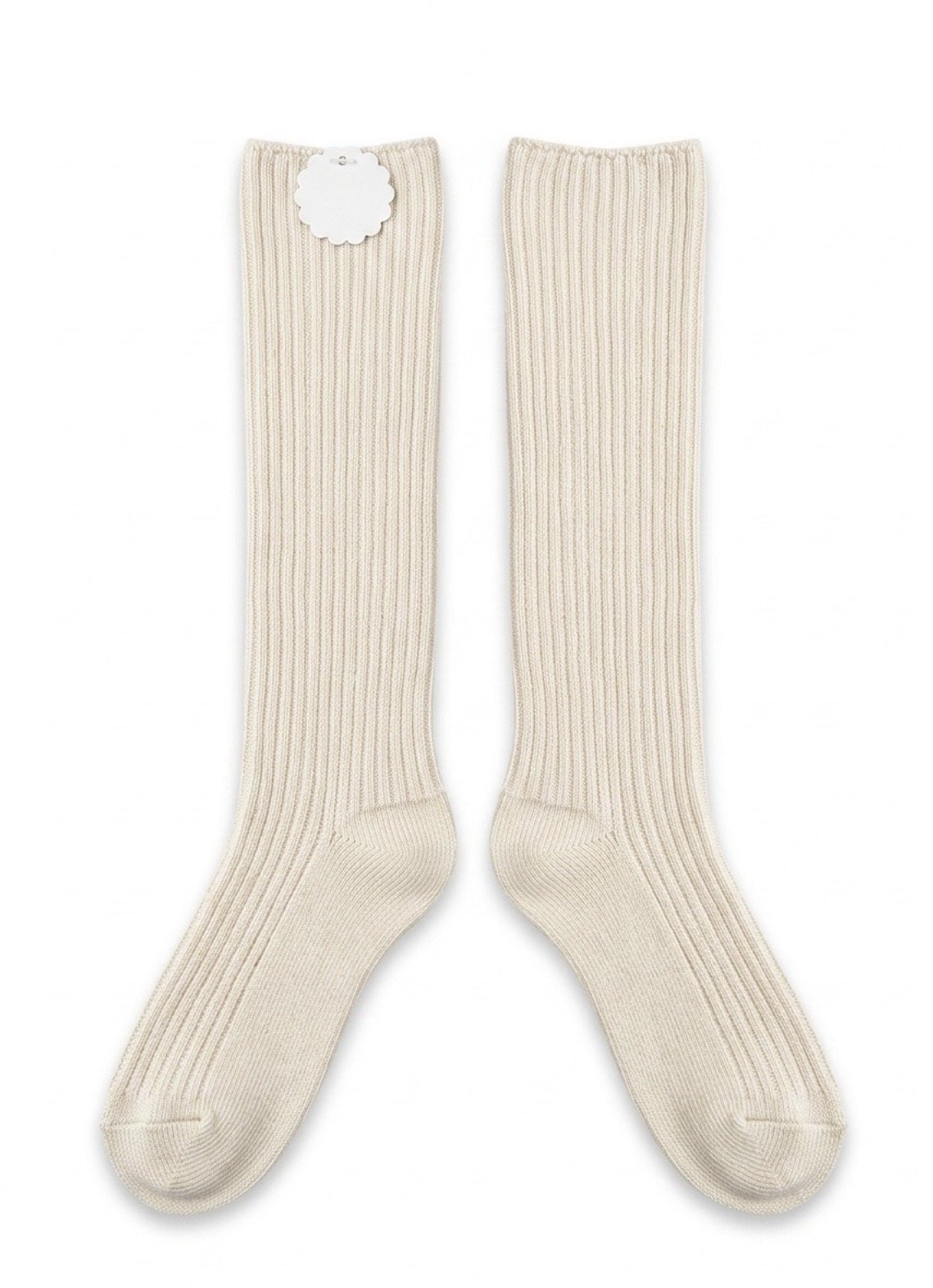 Ribbed knee-high socks