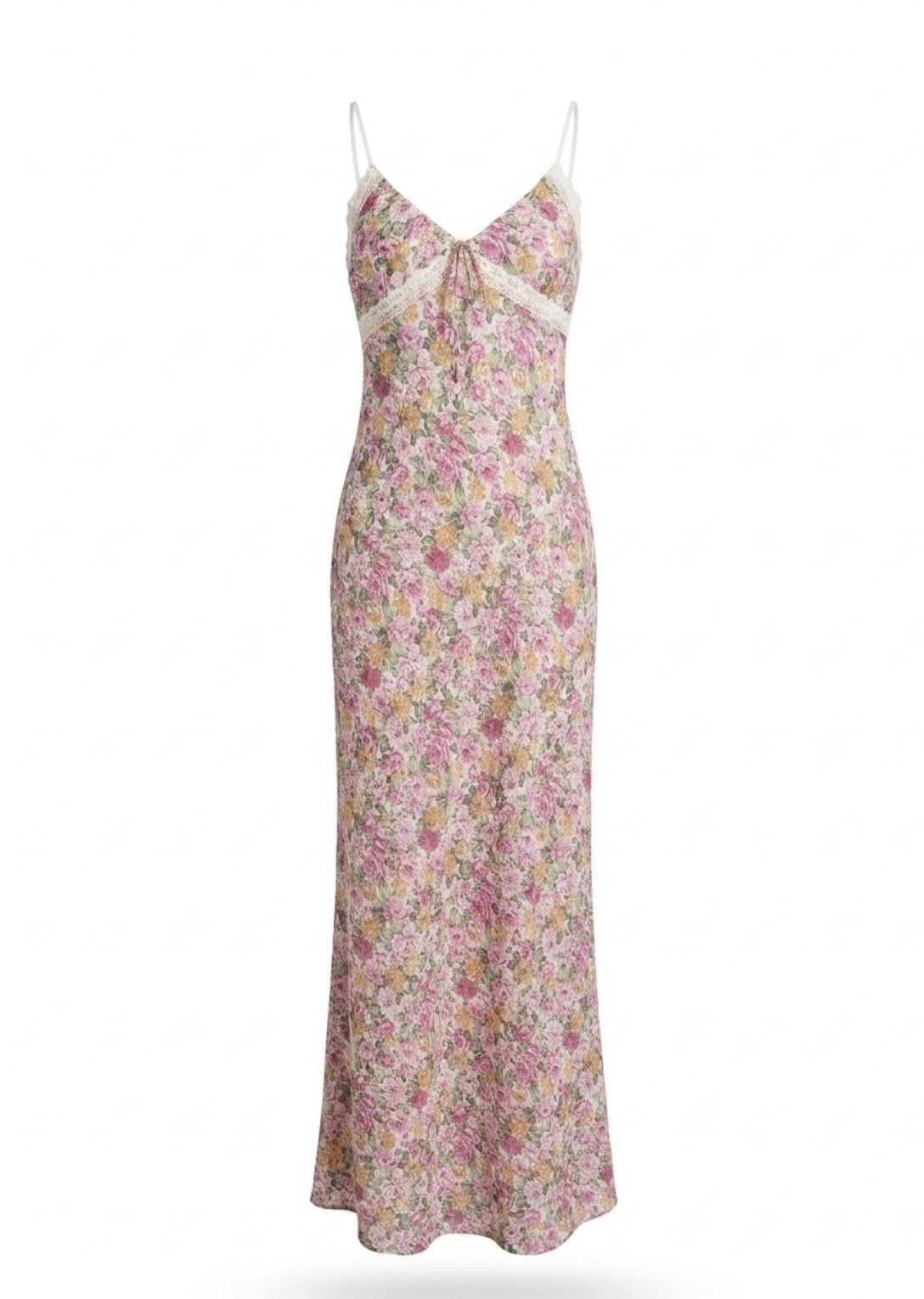 Floral print midi dress