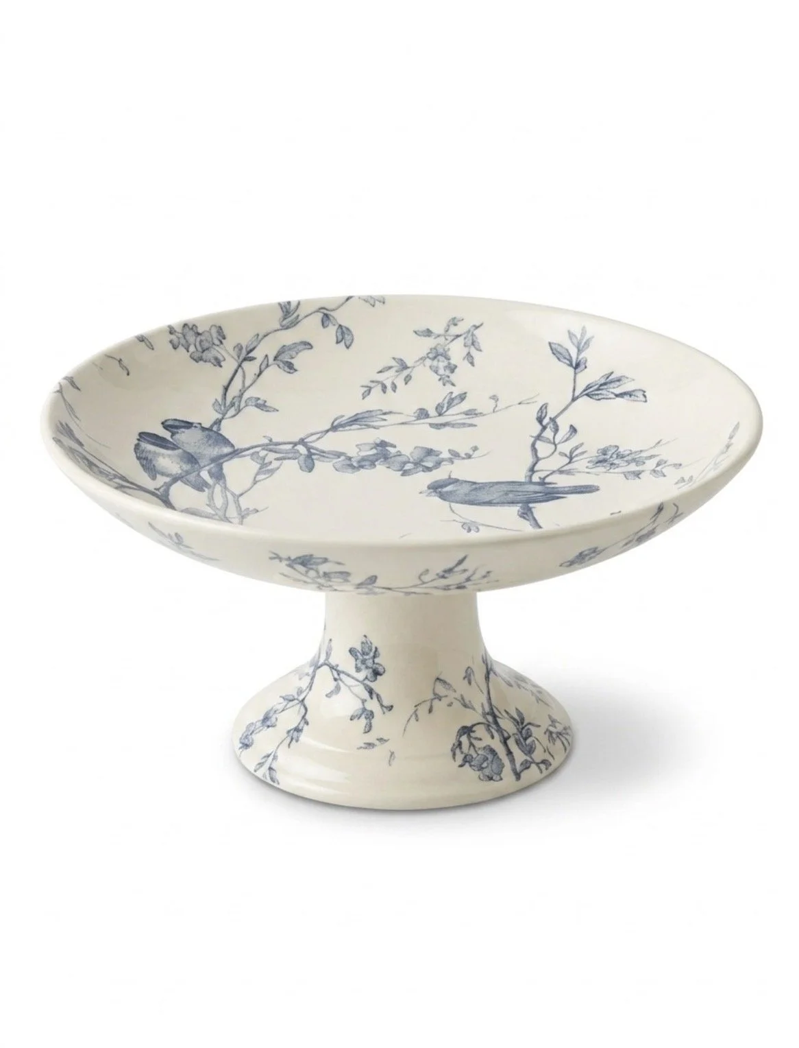 Round Blue Bird Pedestal