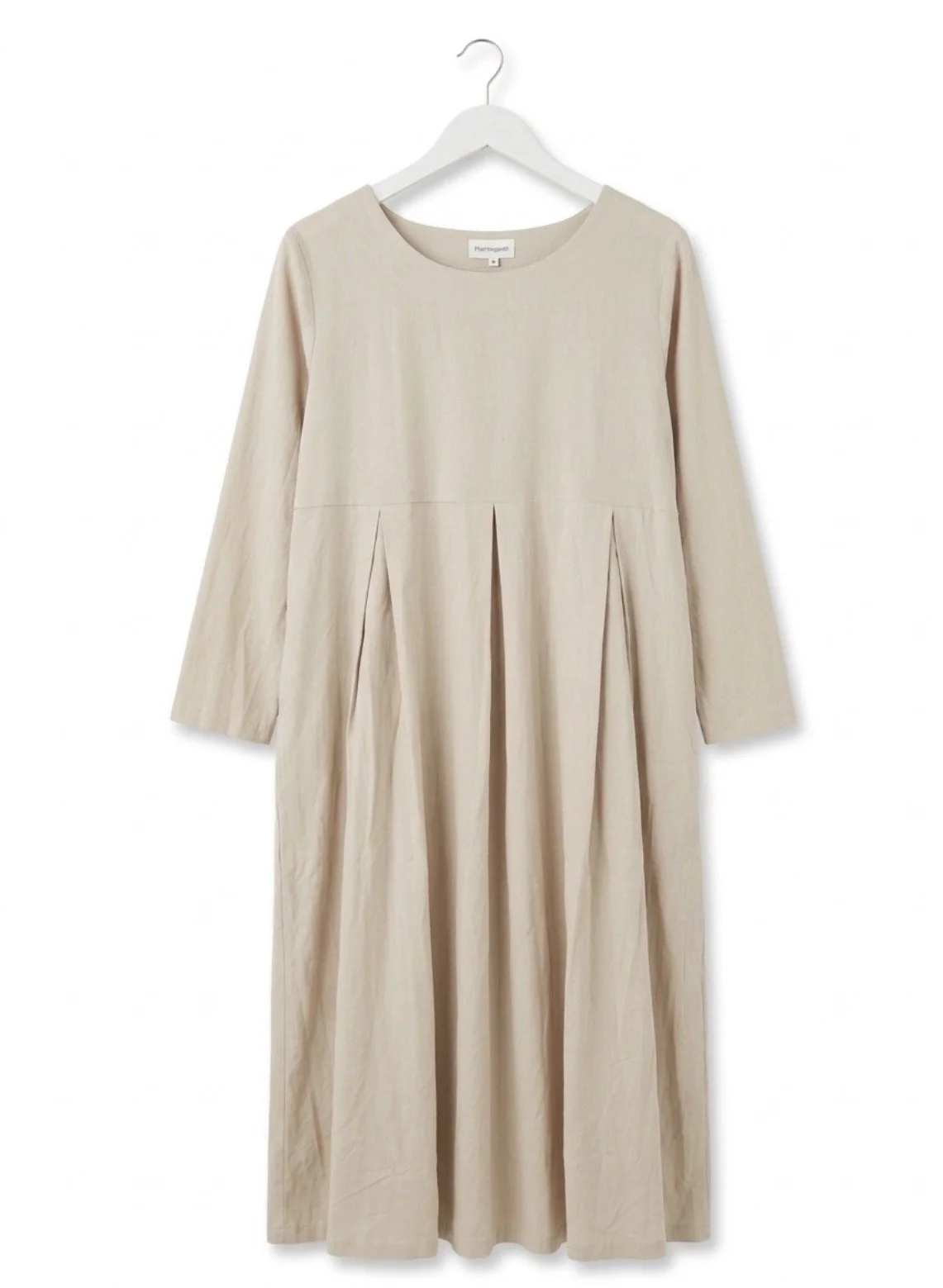 Cotton long-sleeve dress