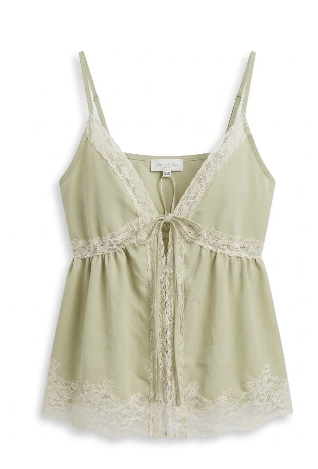 Sage green camisole top