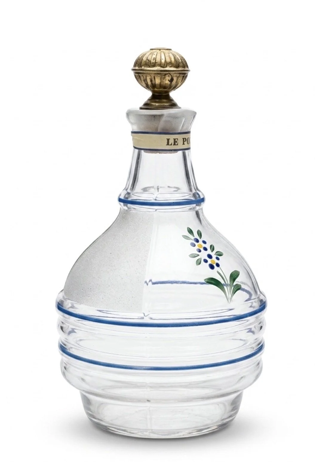 Glass oil and vinegar cruet