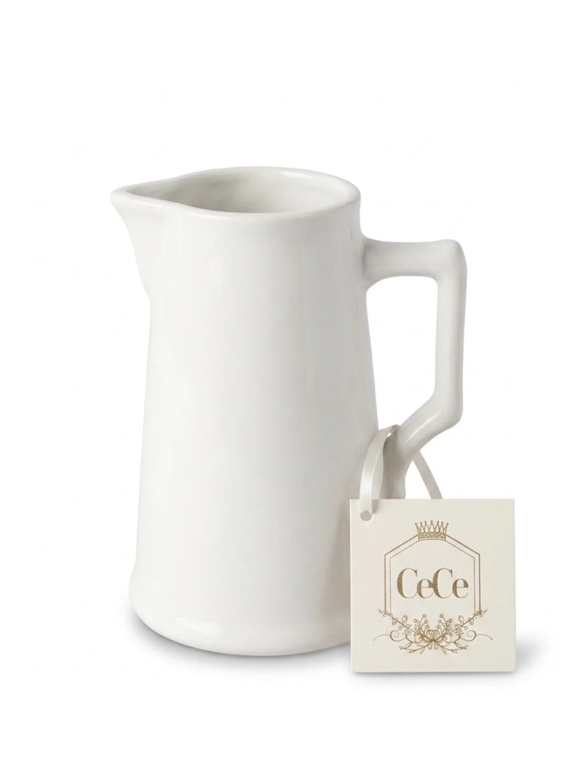 Iron stone ceramic pitcher
