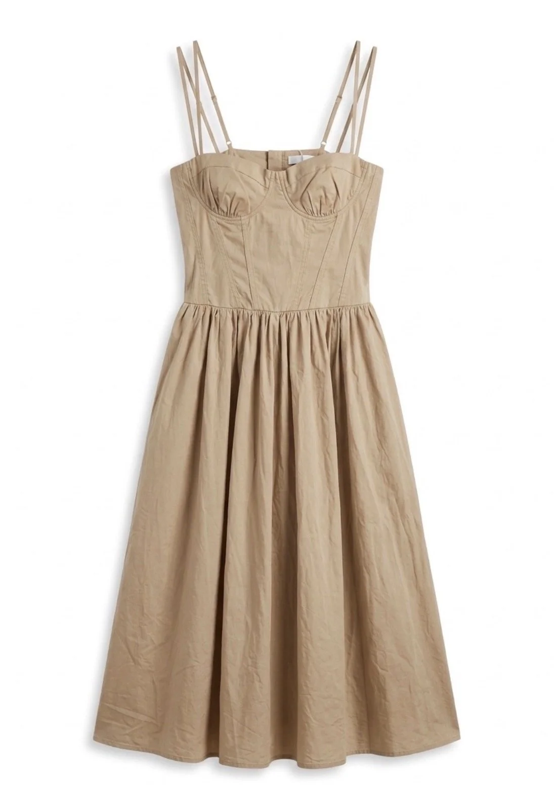 Sleeveless midi dress
