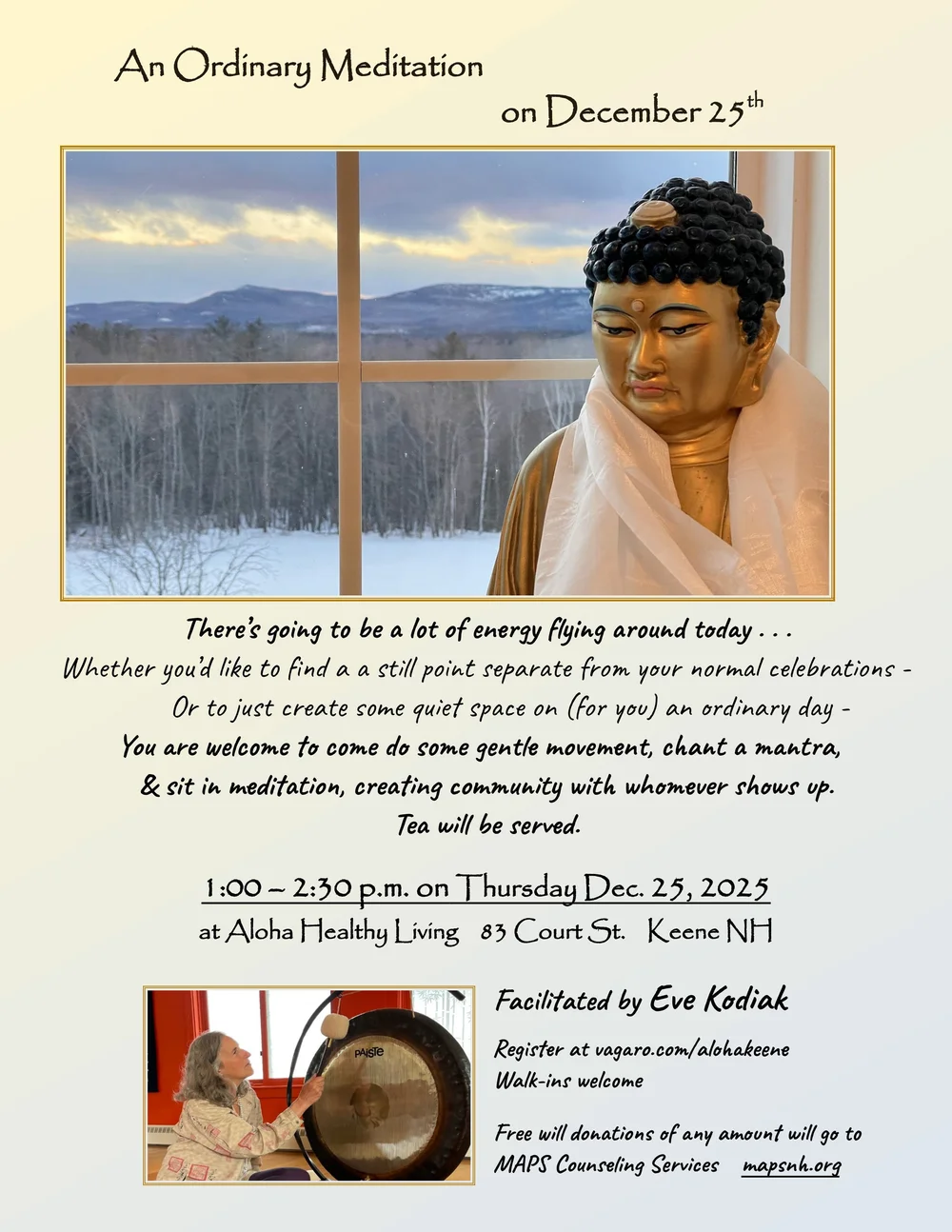 Ordinary Practice An Ordinary Meditation — Monadnock Mindfulness Practice Center