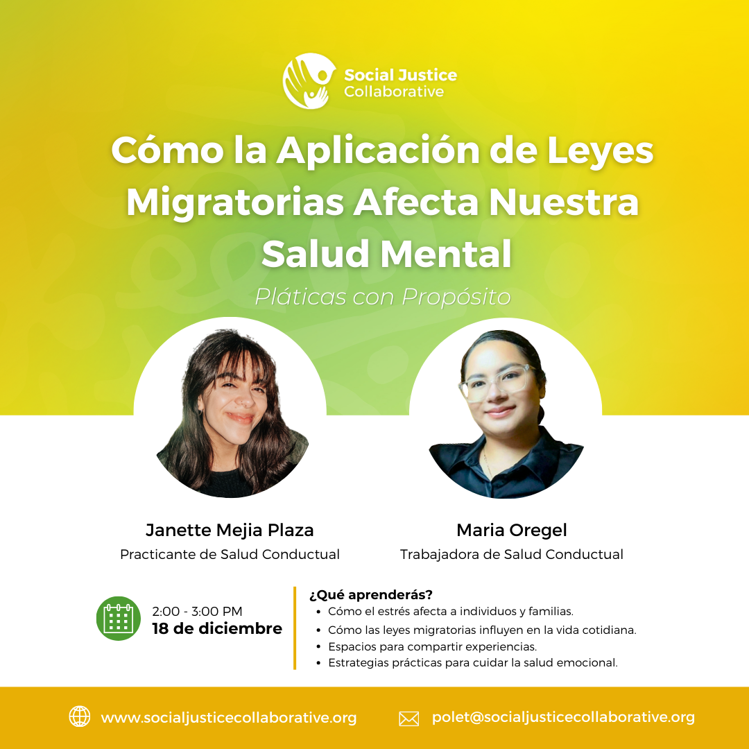 Viviendo Bajo la Mirada: Cómo la Aplicación de Leyes Migratorias Afecta Nuestra Salud Mental