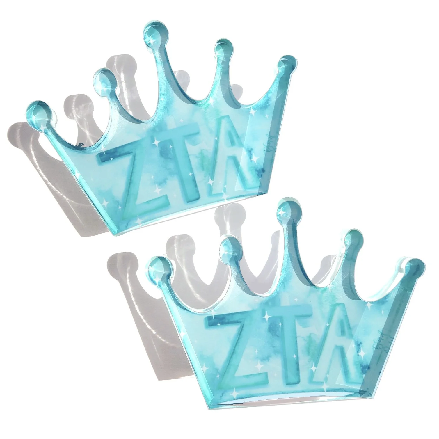 Acrylic Art Block - Zeta Tau Alpha