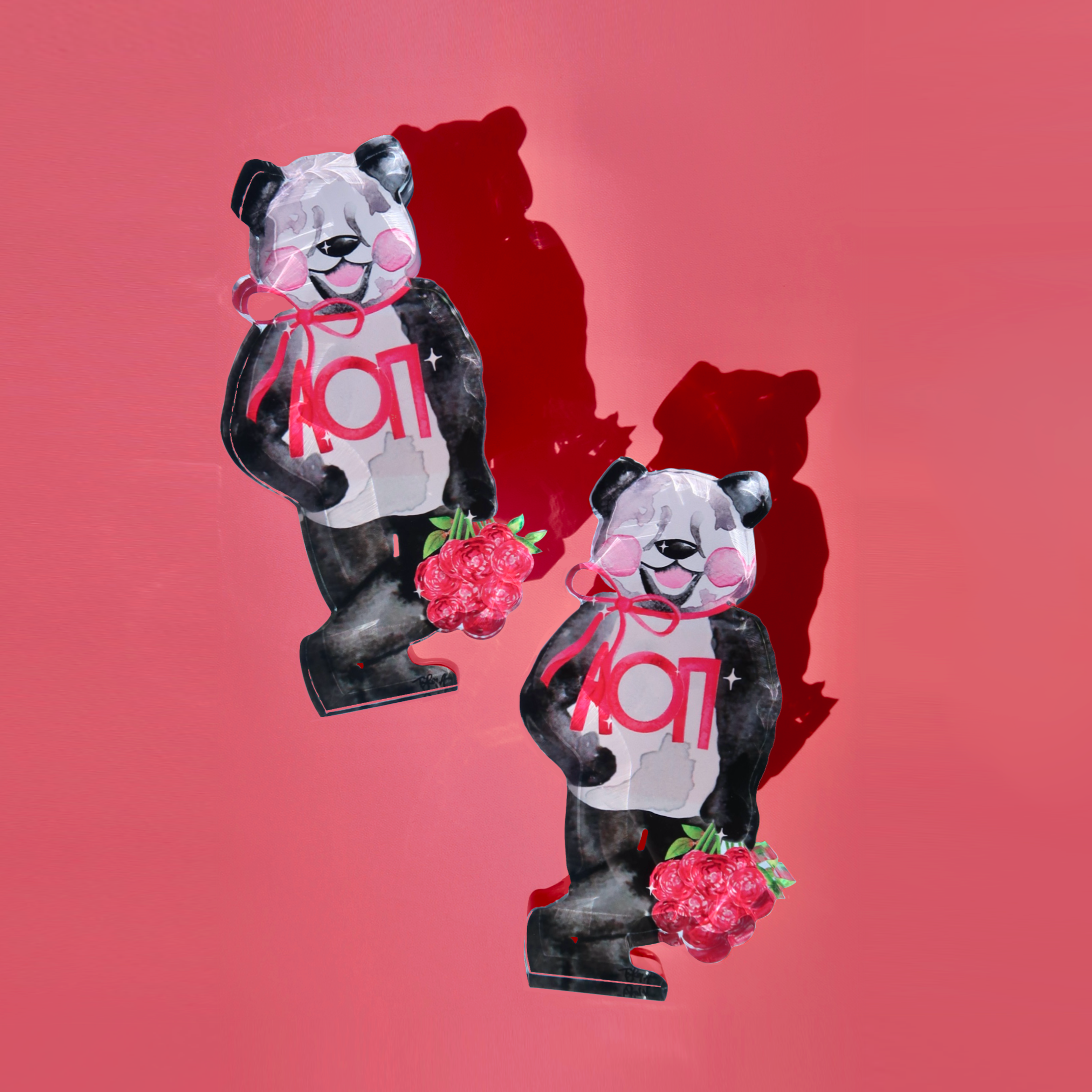 Acrylic Art Block - Alpha Omicron Pi