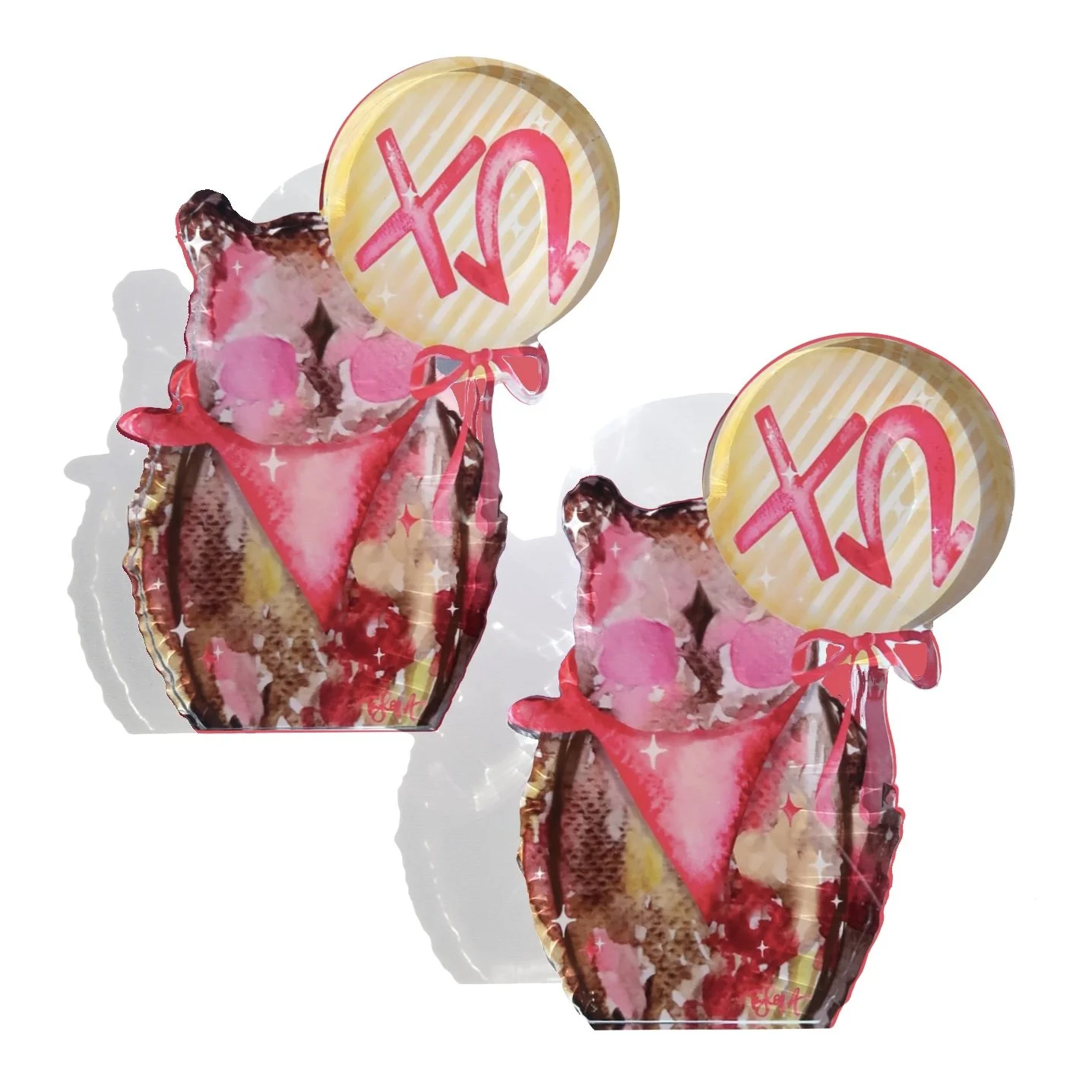 Acrylic Art Block - Chi Omega