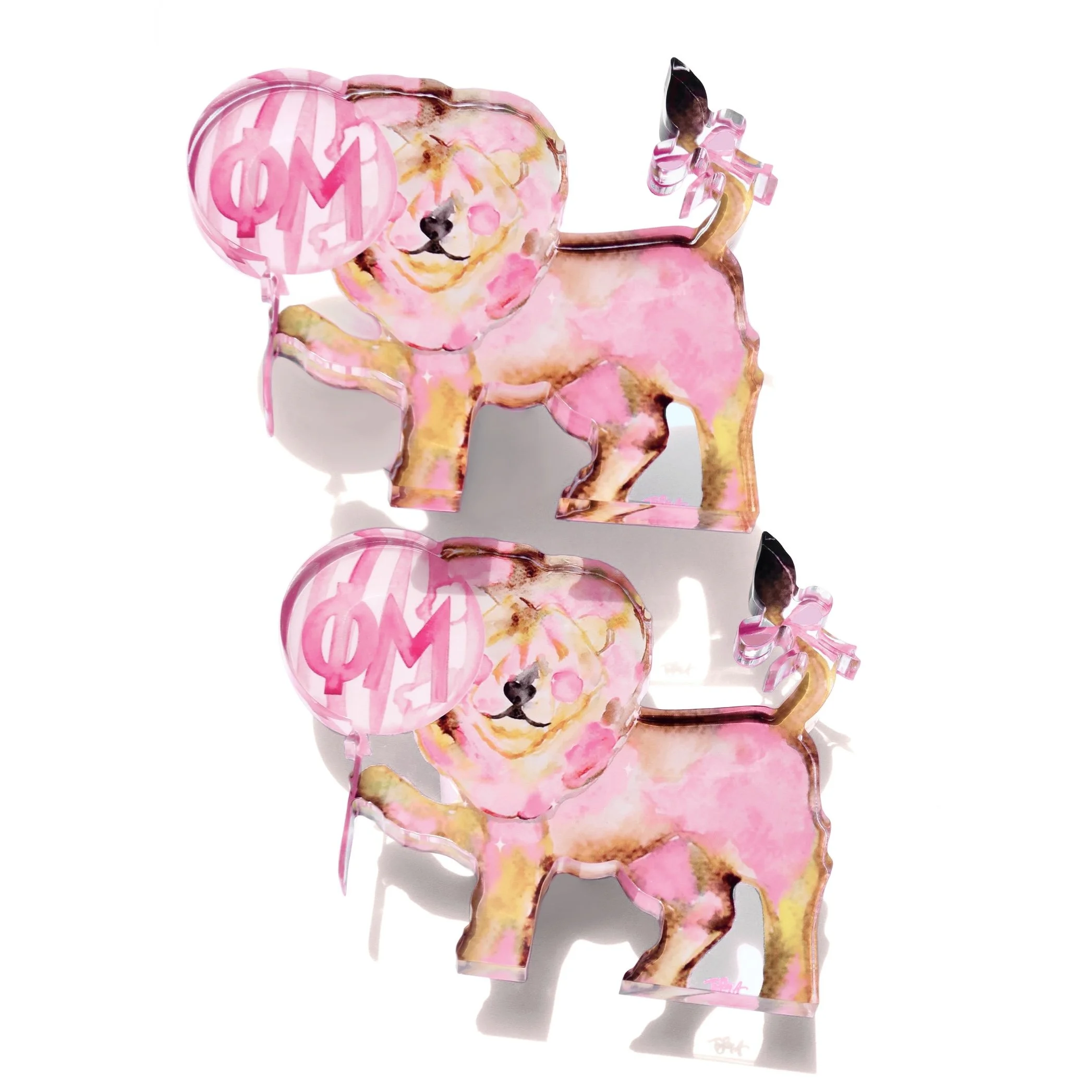 Acrylic Art Block - Phi Mu
