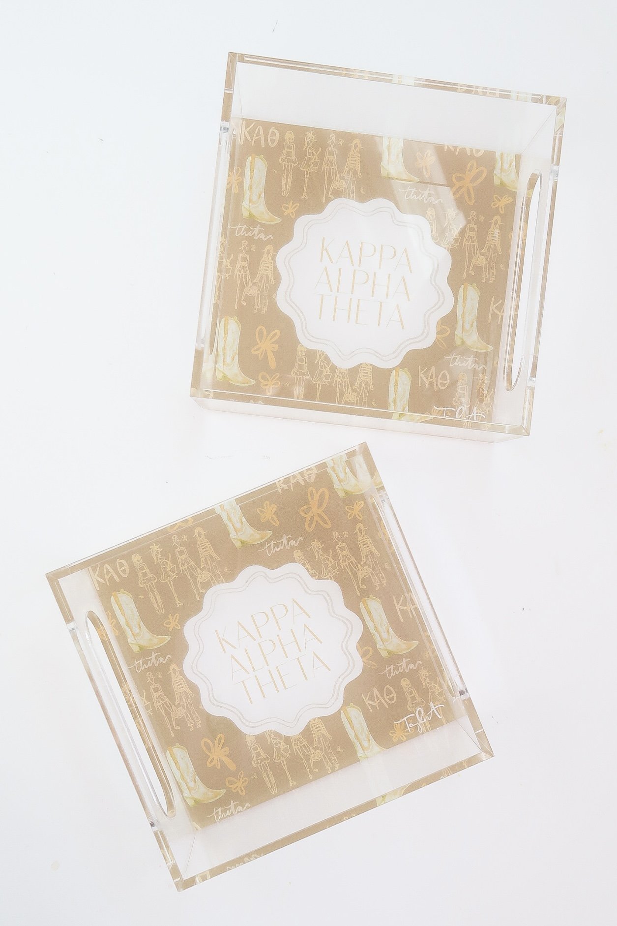 Kappa Alpha Theta Acrylic Tray