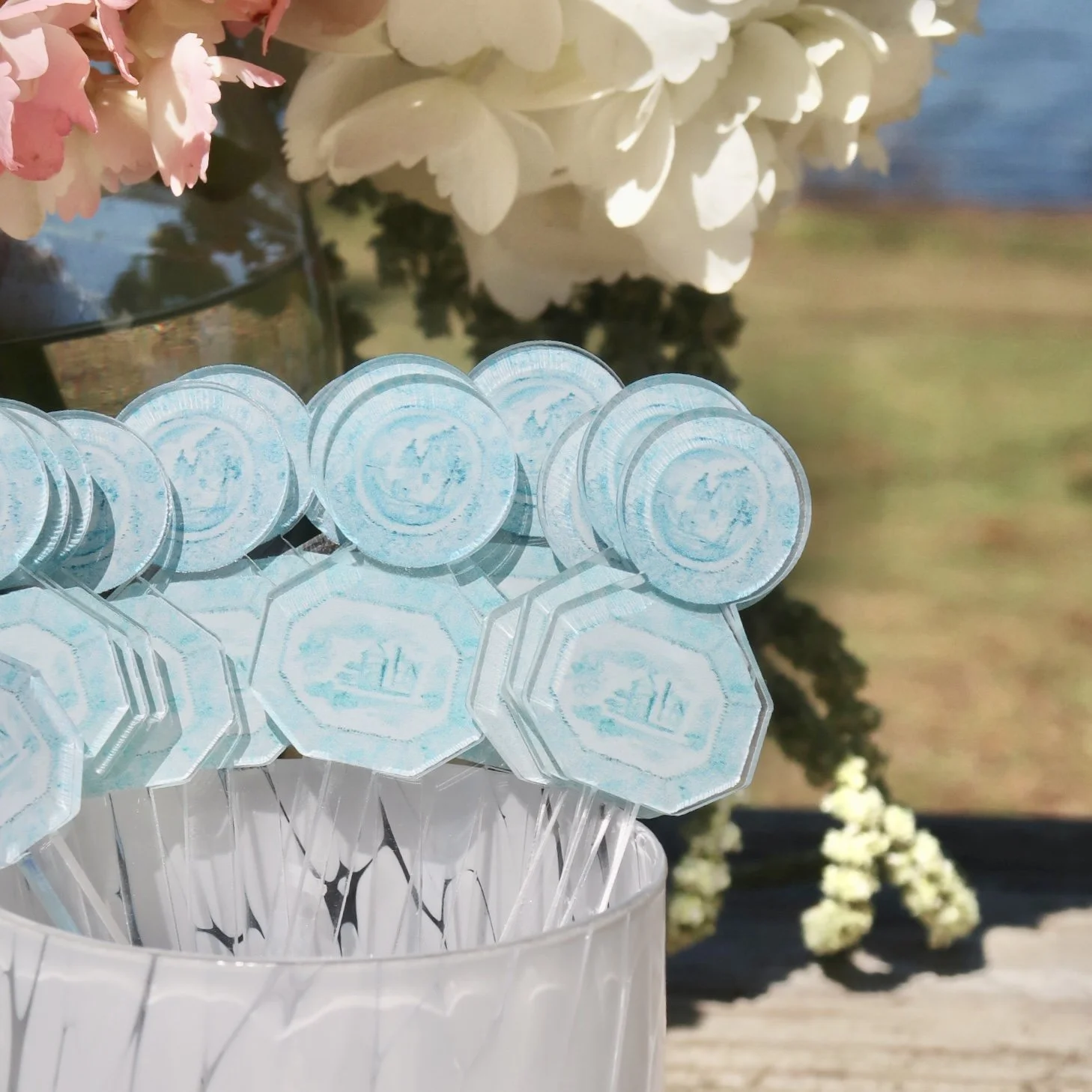 Antique Plate Stir Sticks Party Pack