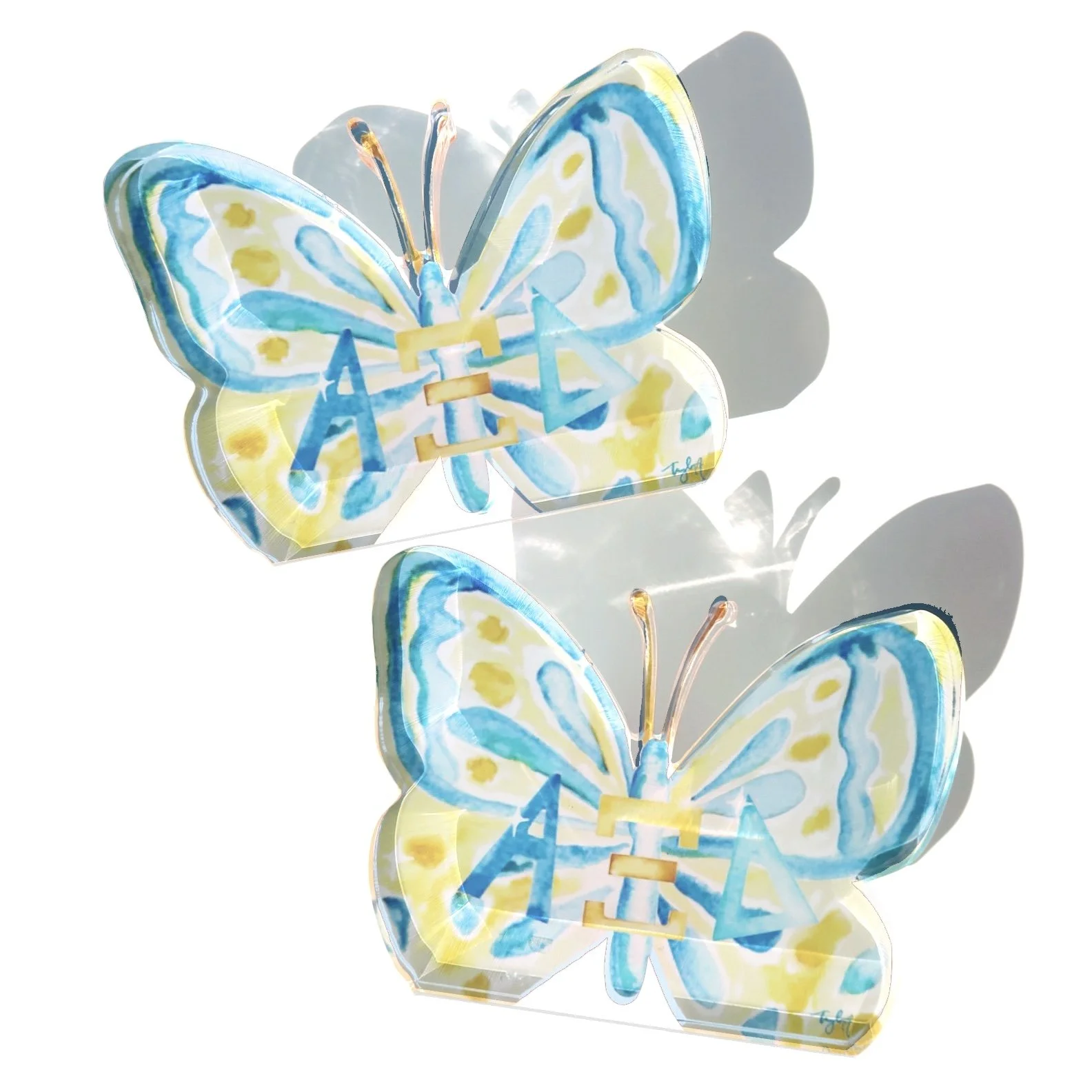 Acrylic Art Block - Alpha Xi Delta