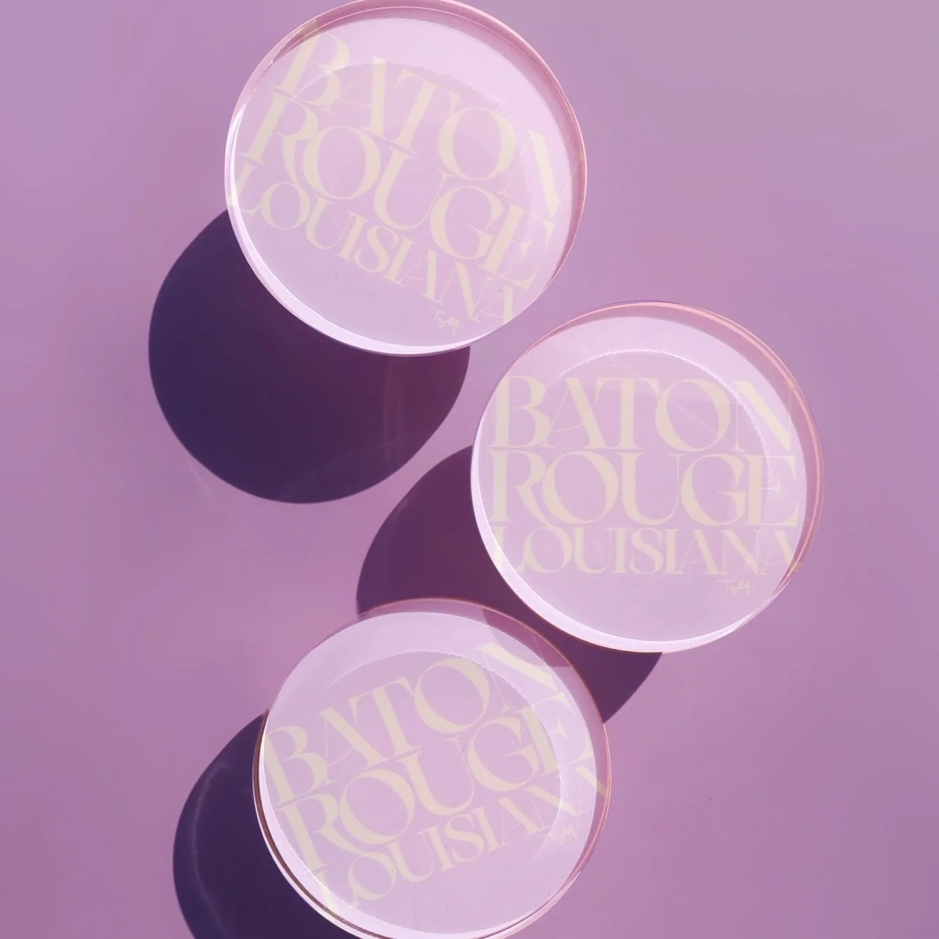 Baton Rouge Coaster - Round