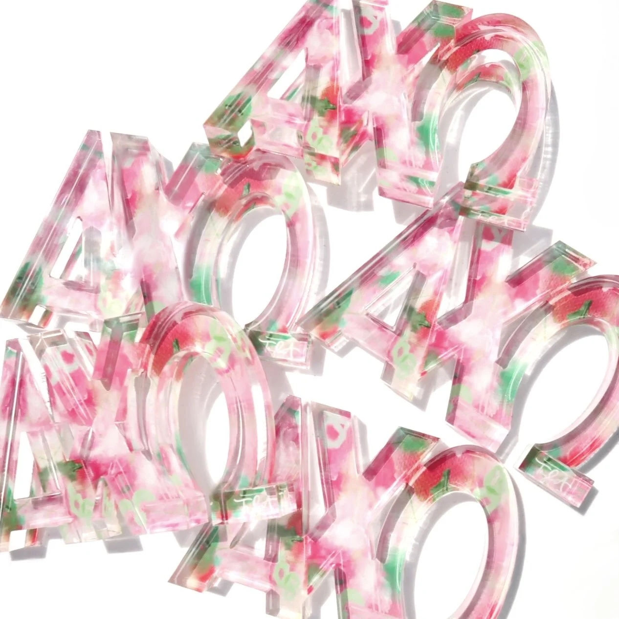 Acrylic Letter Block - Alpha Chi Omega