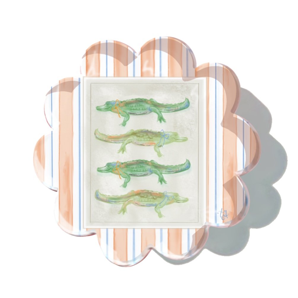 Alligator Acrylic Coaster