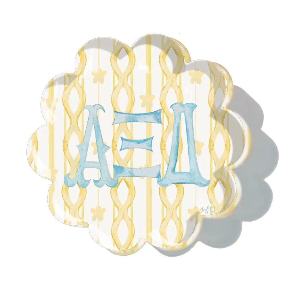 Alpha Xi Delta Pattern Coaster