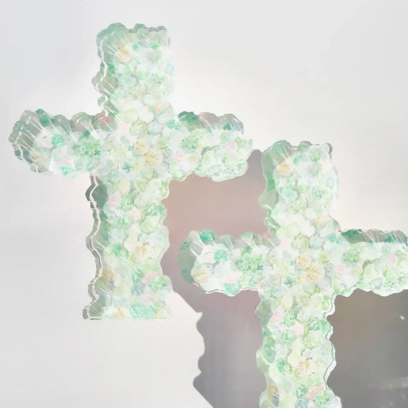 Cross Acrylic Art Block