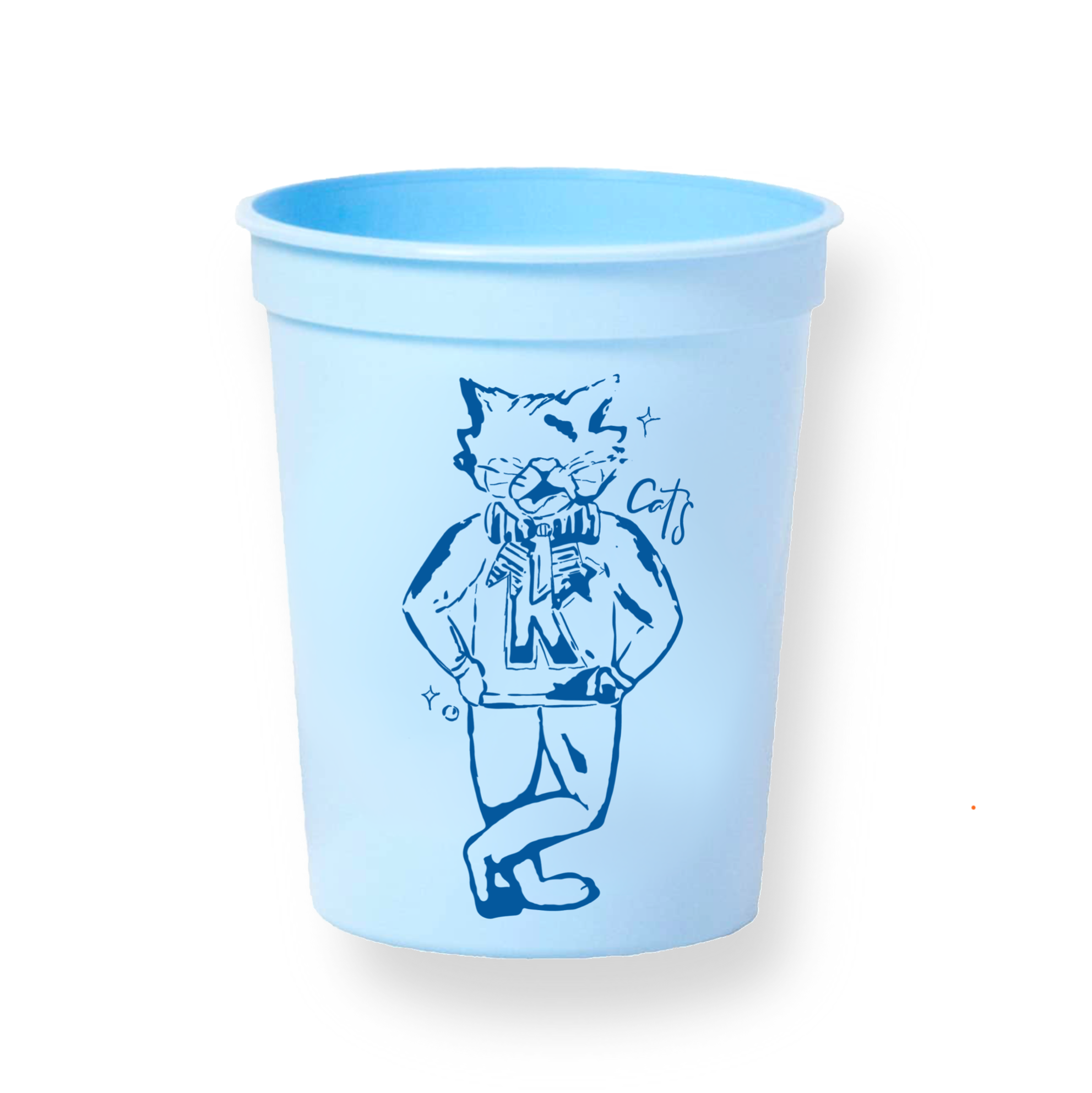 Blue Cat Cups