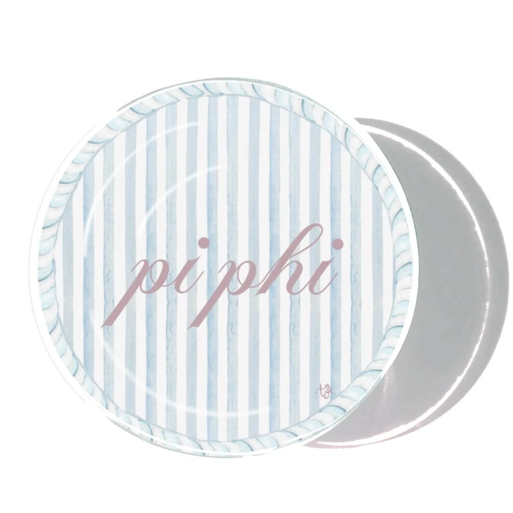 Pi Beta Phi Striped Coaster
