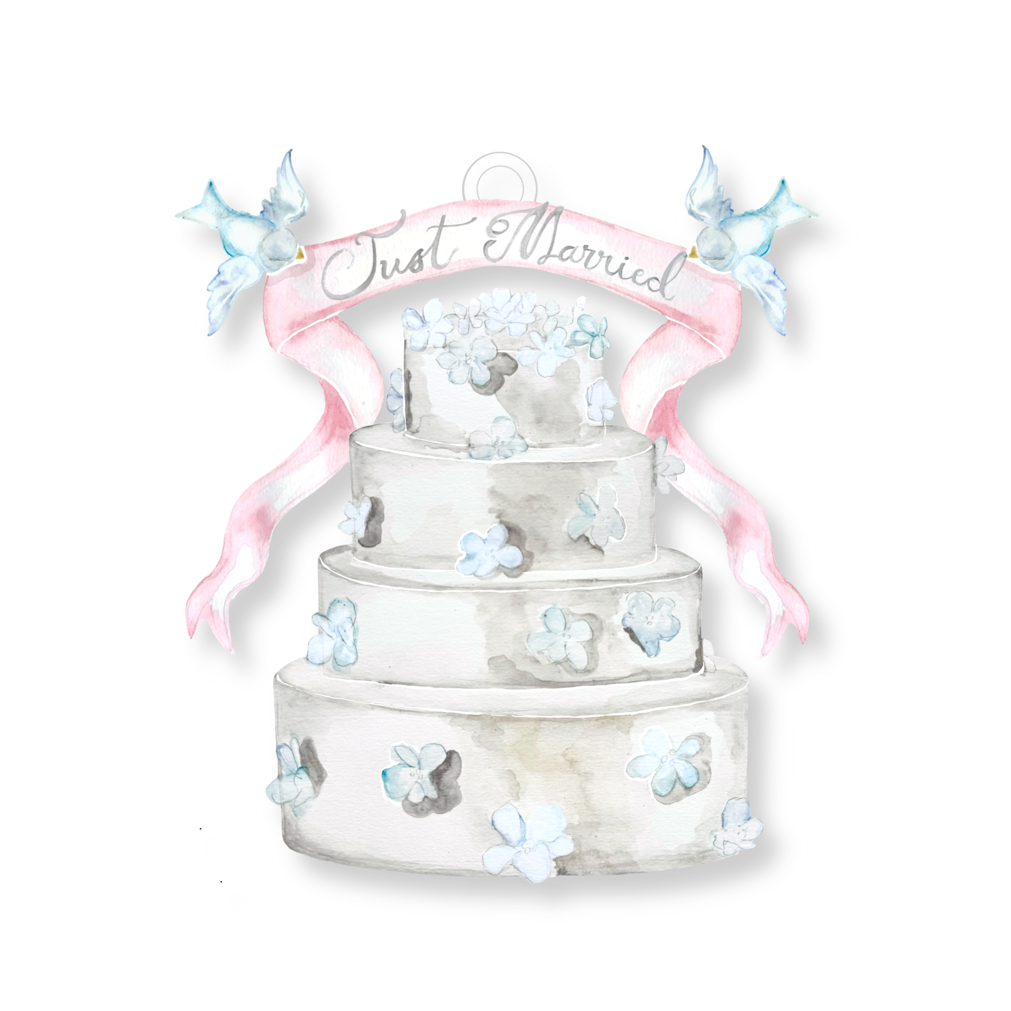 Just Married Ornament