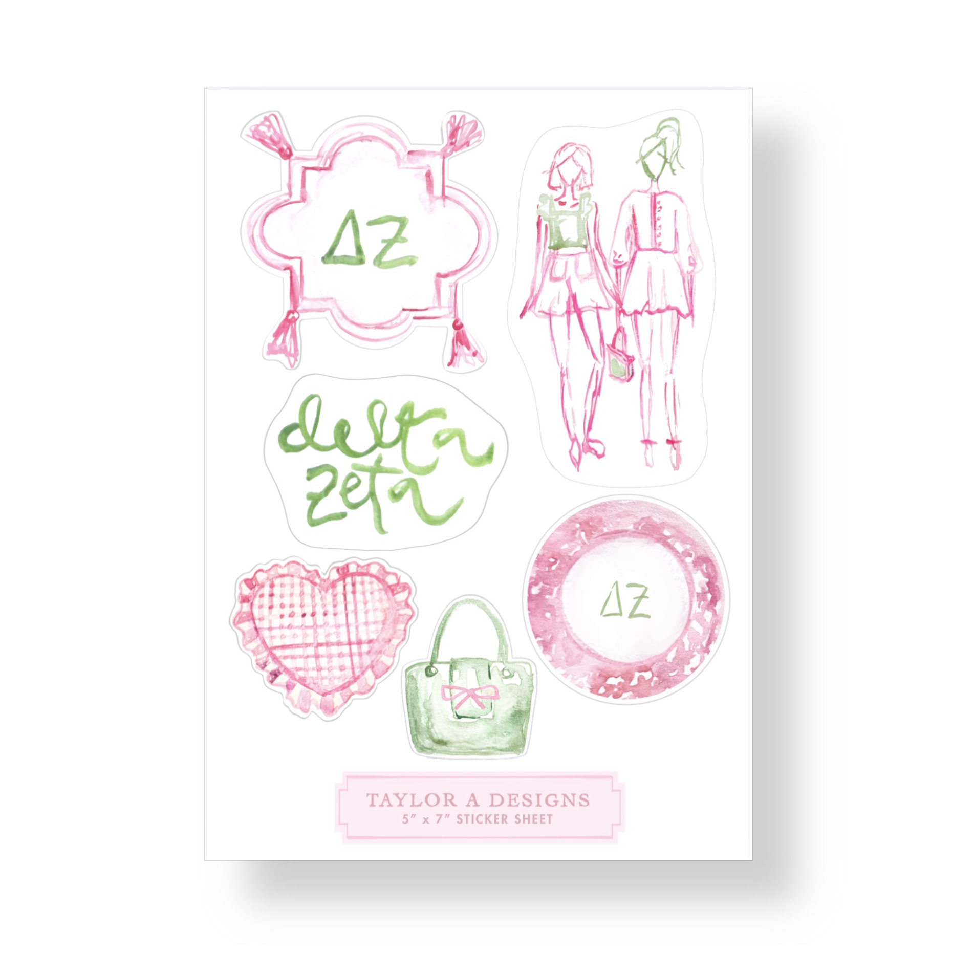 Delta Zeta Sticker Sheet