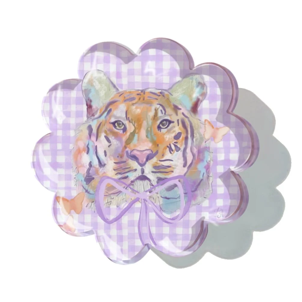 Carolina Cat Acrylic Coaster