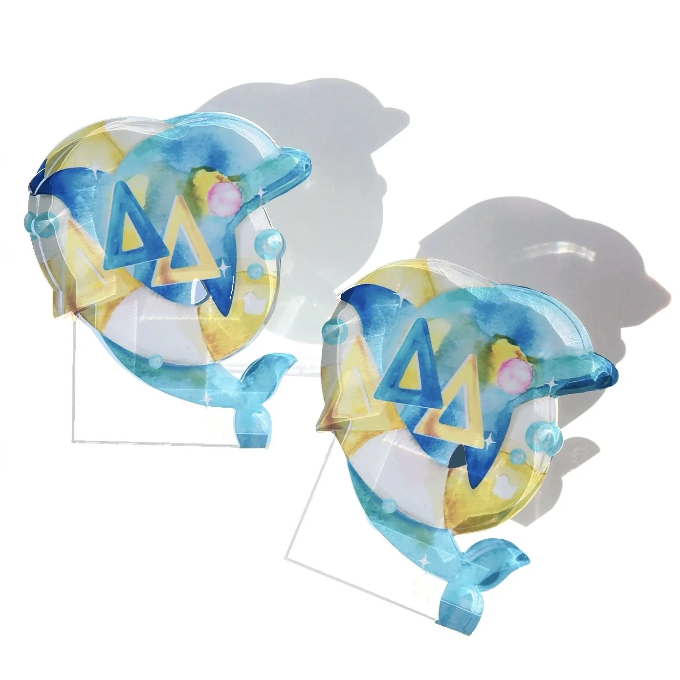 Acrylic Art Block - Delta Delta Delta