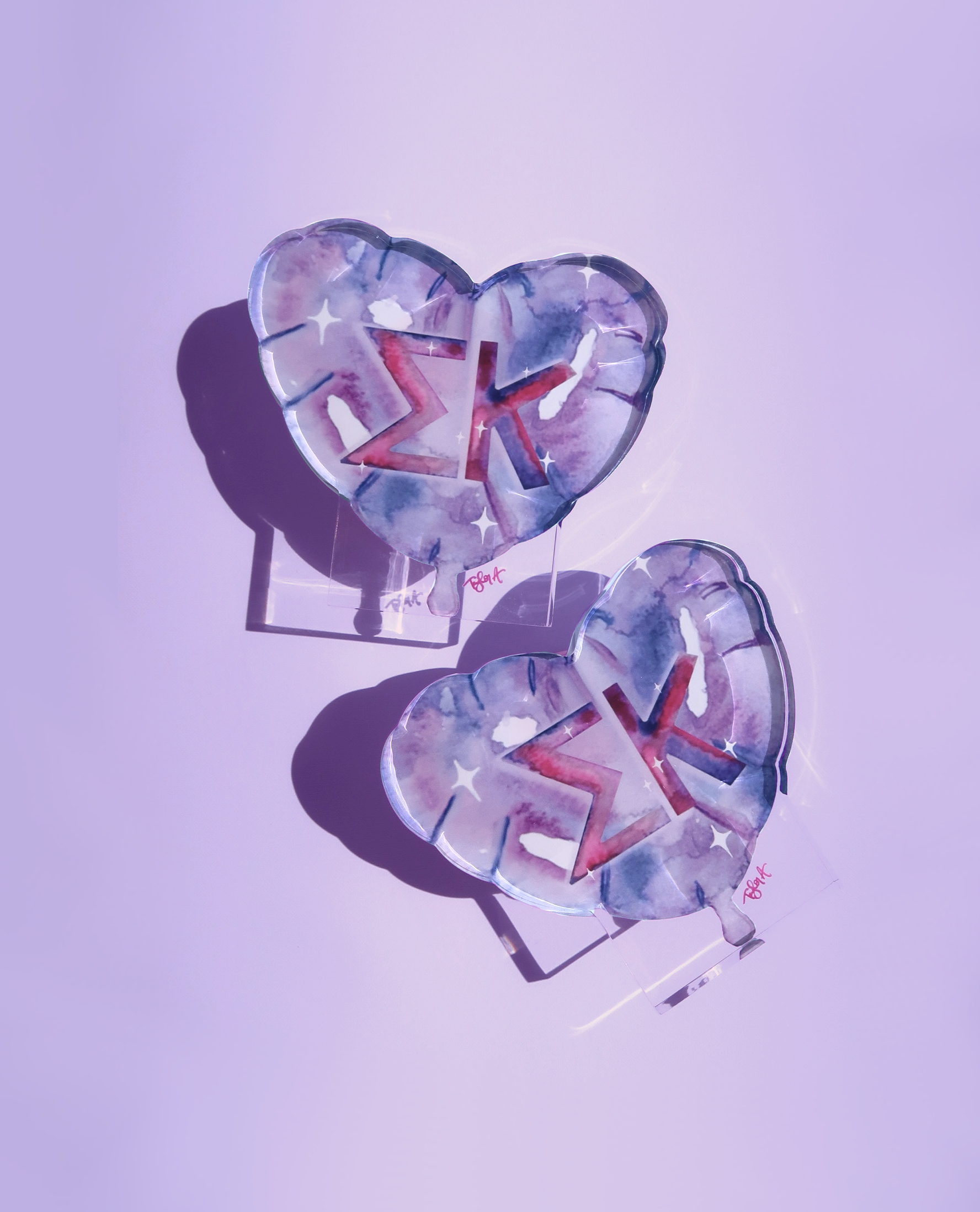 Acrylic Art Block - Sigma Kappa