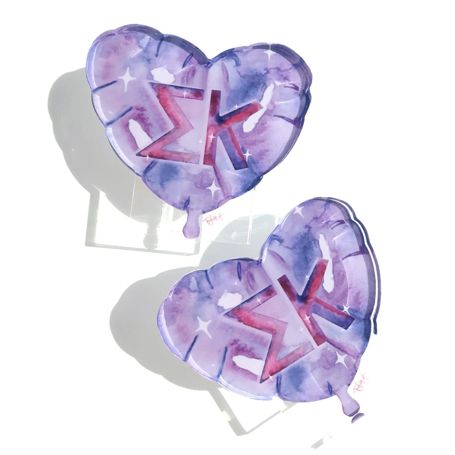 Acrylic Art Block - Sigma Kappa