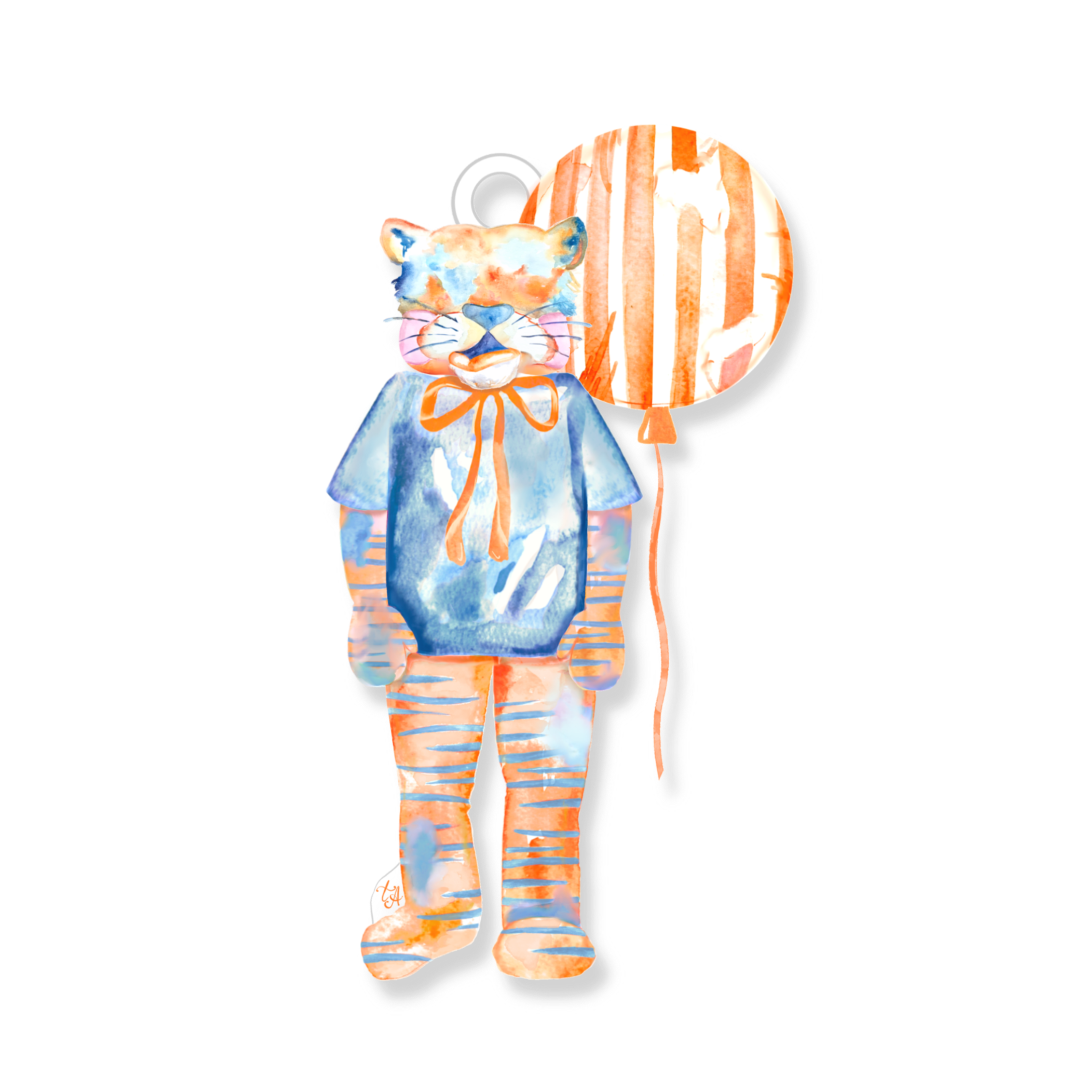 Tiger Stripes Ornament