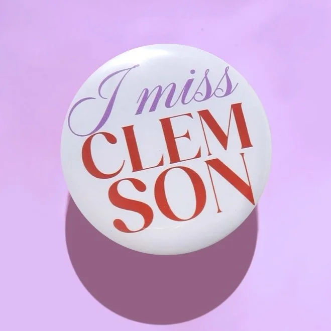 Clemson Alum Button