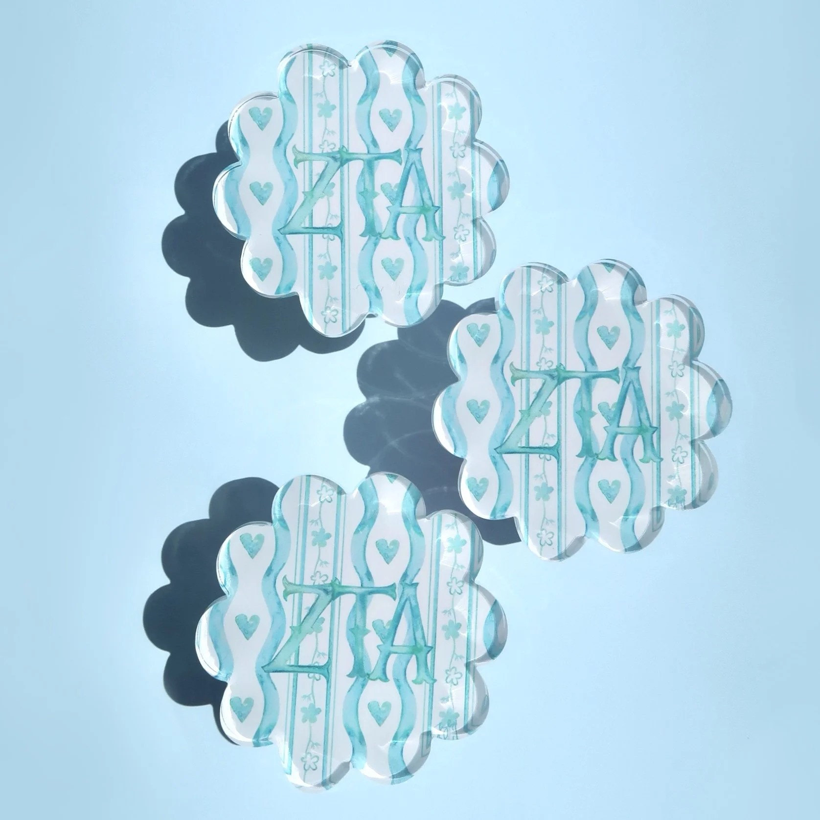 Acrylic Coaster - Zeta Tau Alpha