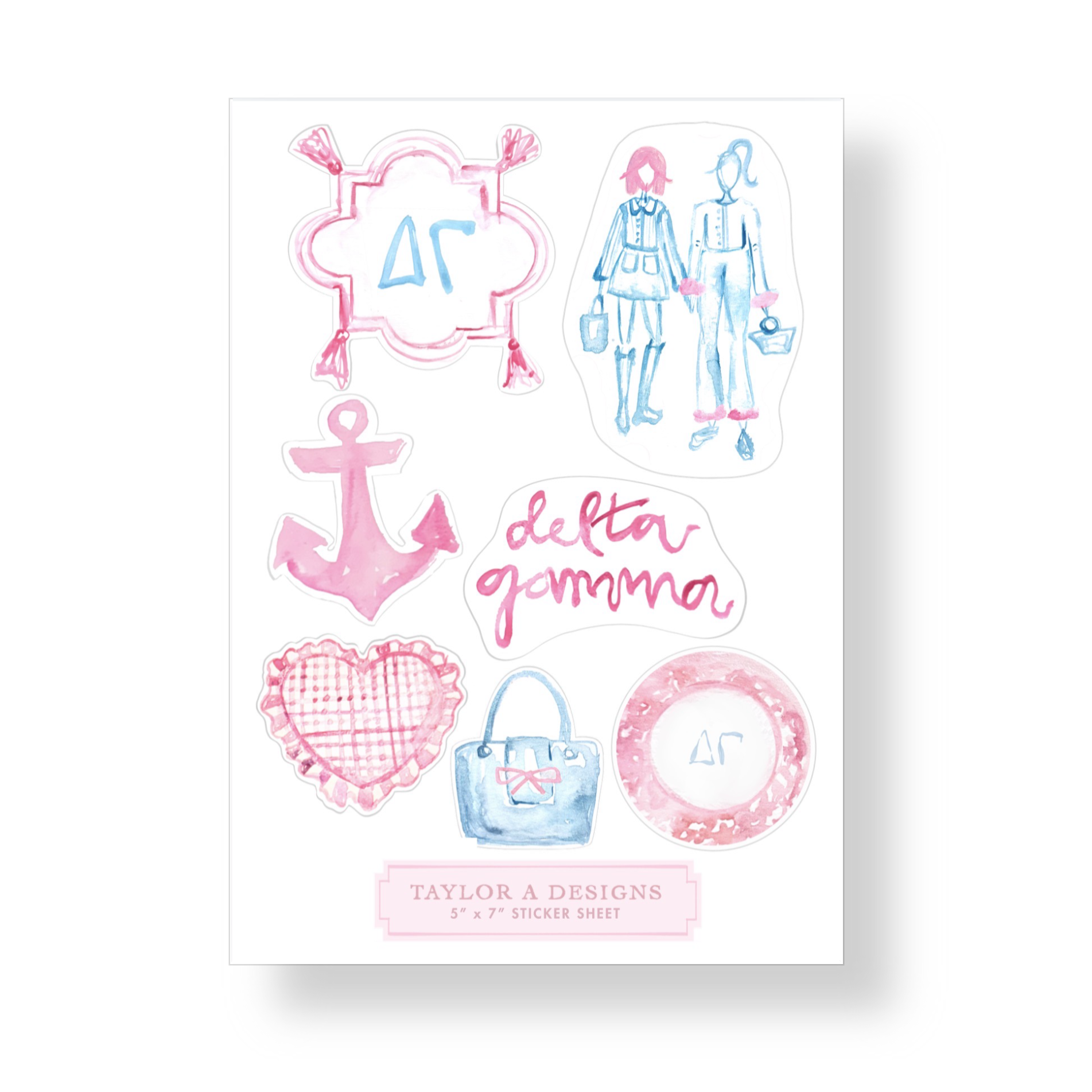 Delta Gamma Sticker Sheet