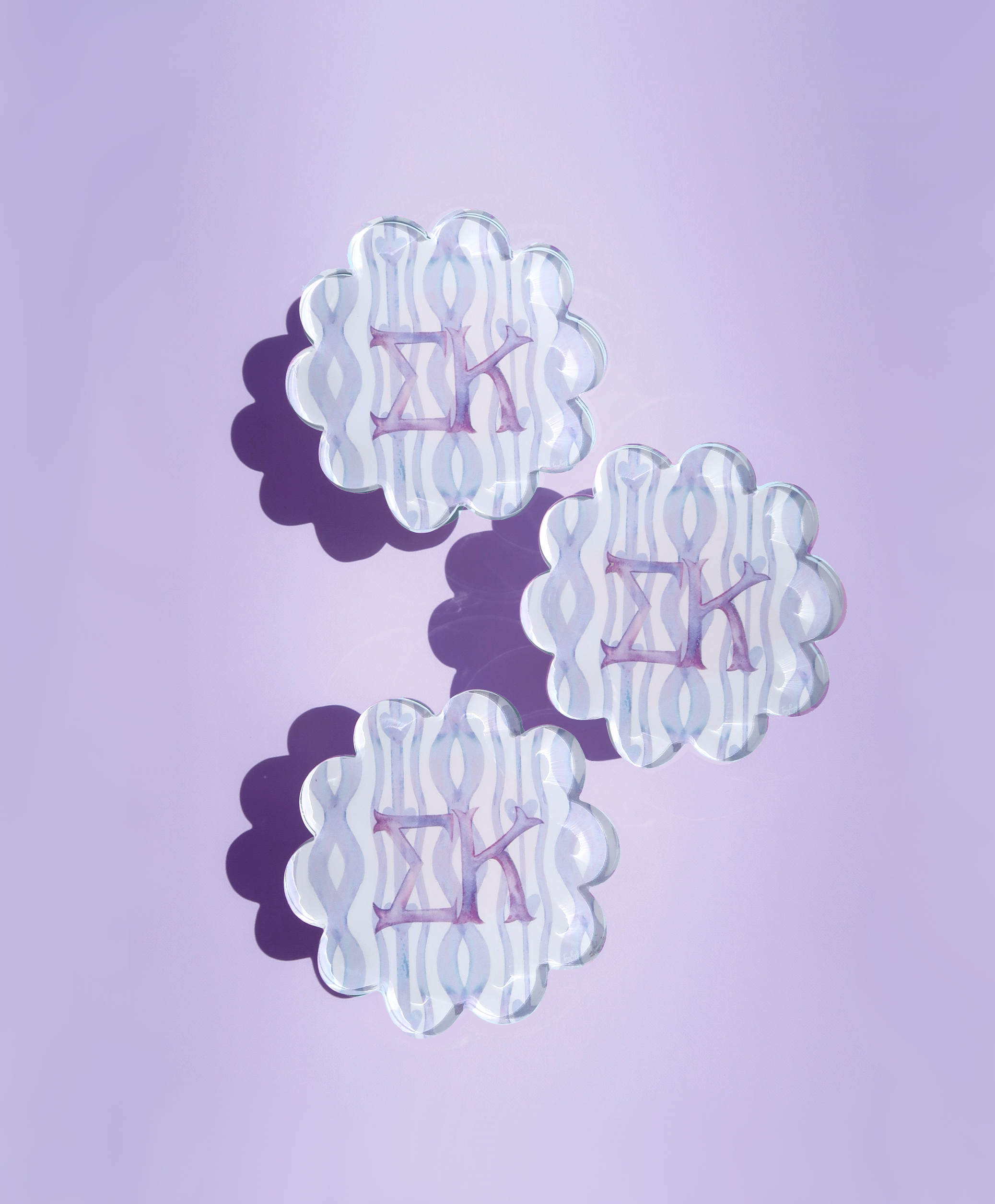 Acrylic Coaster - Sigma Kappa