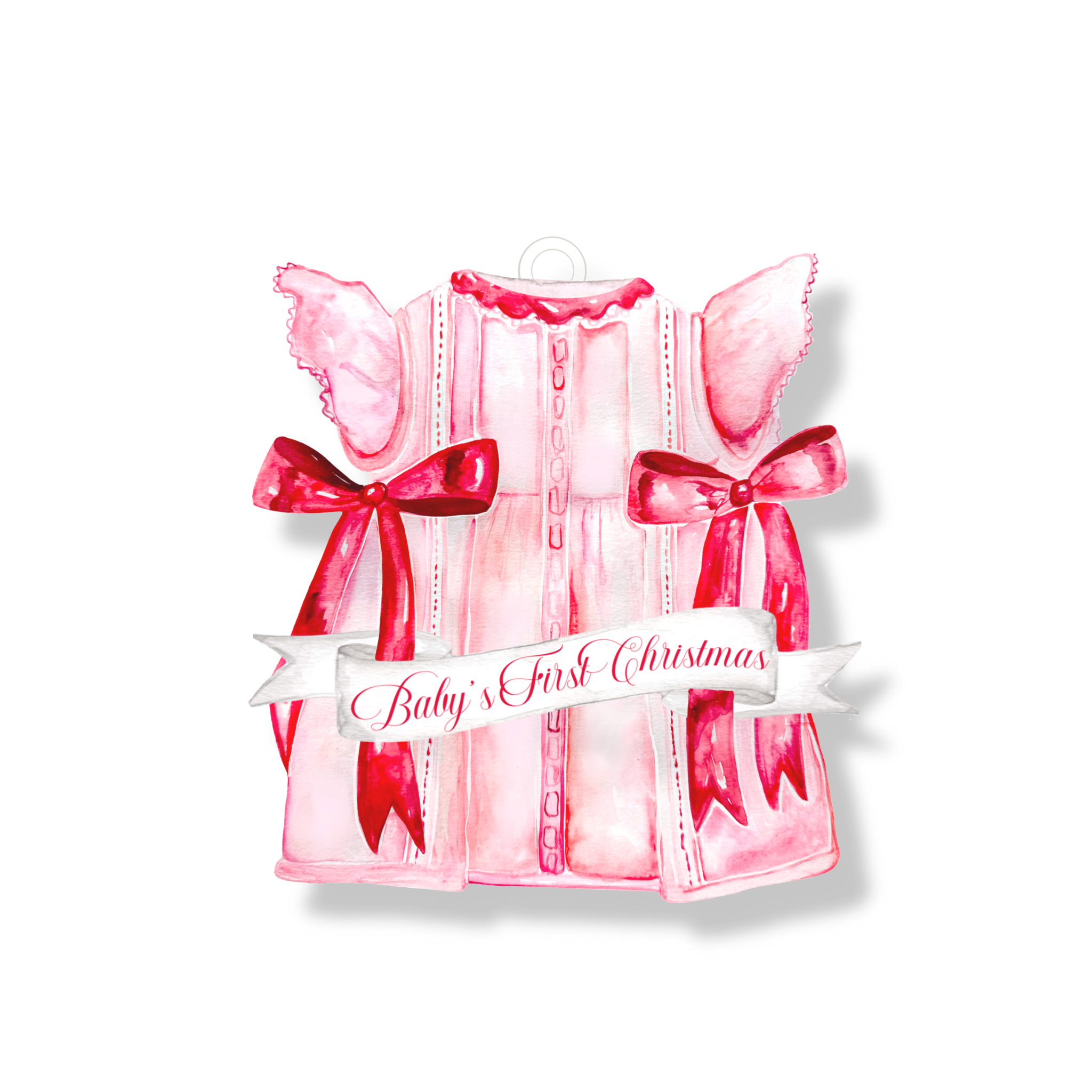 Baby Girl’s First Christmas Ornament